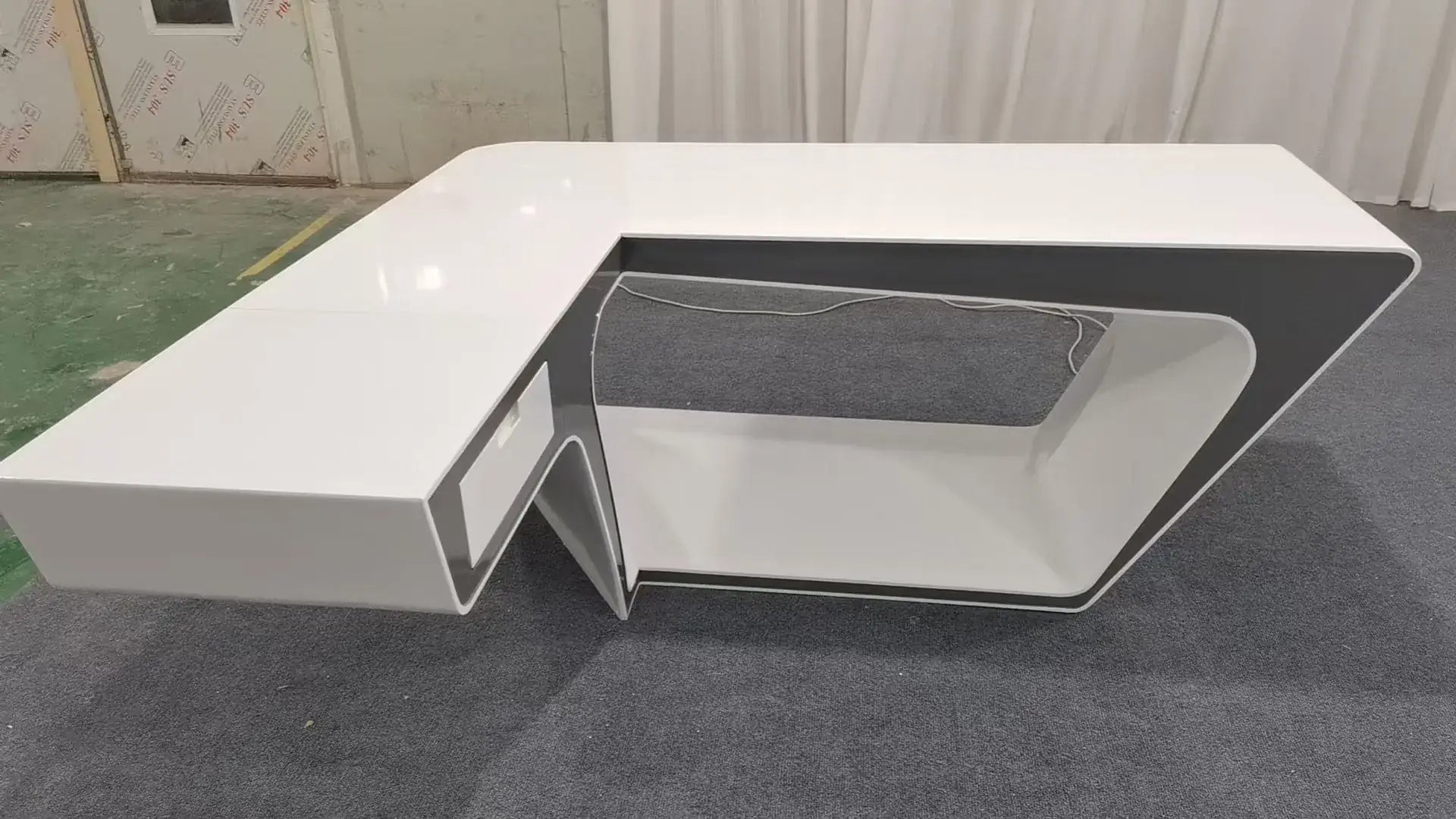 Chevron · L-Shaped Executive Desk