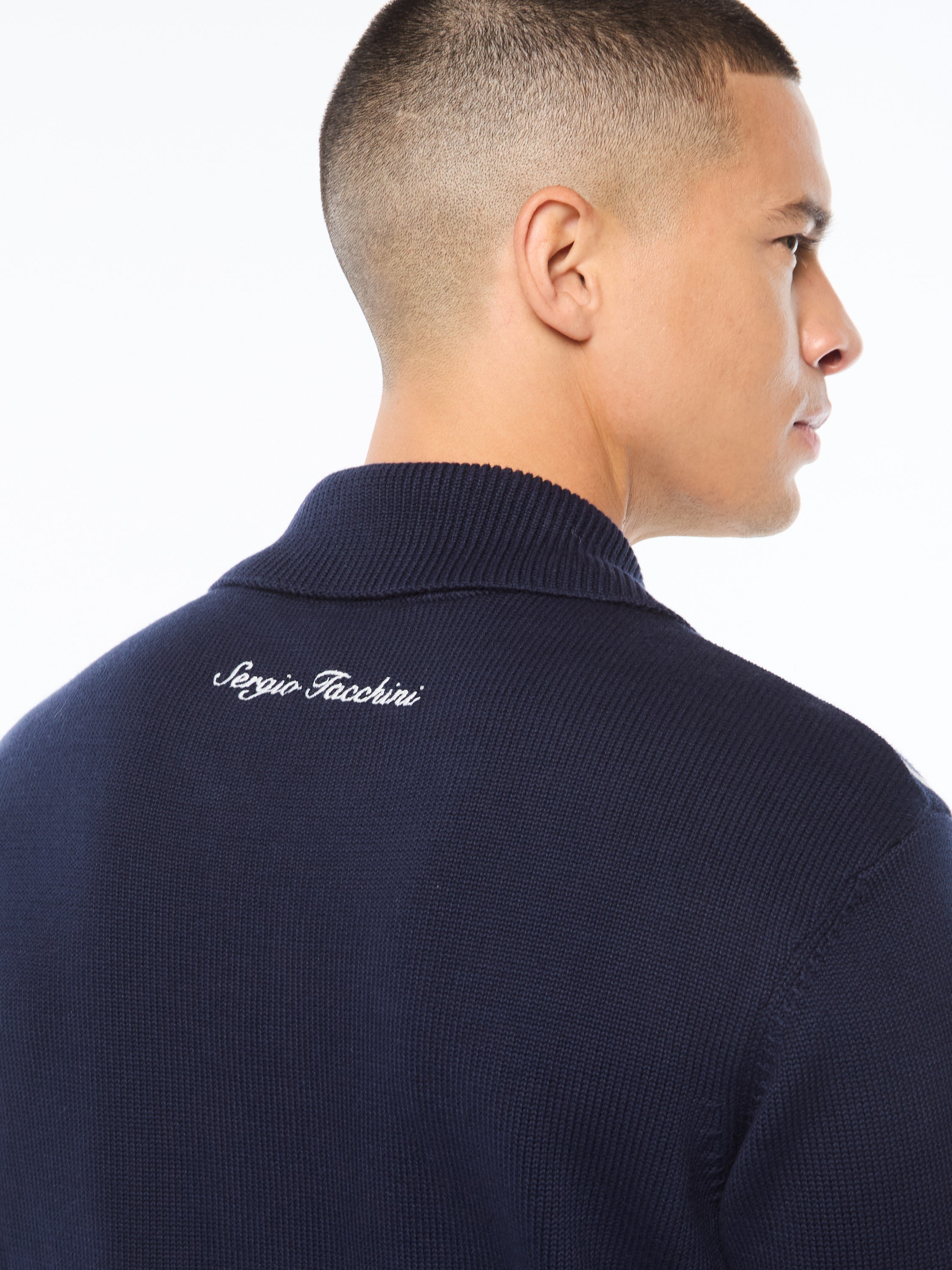 Cipri Knit Cardigan-Maritime Blue