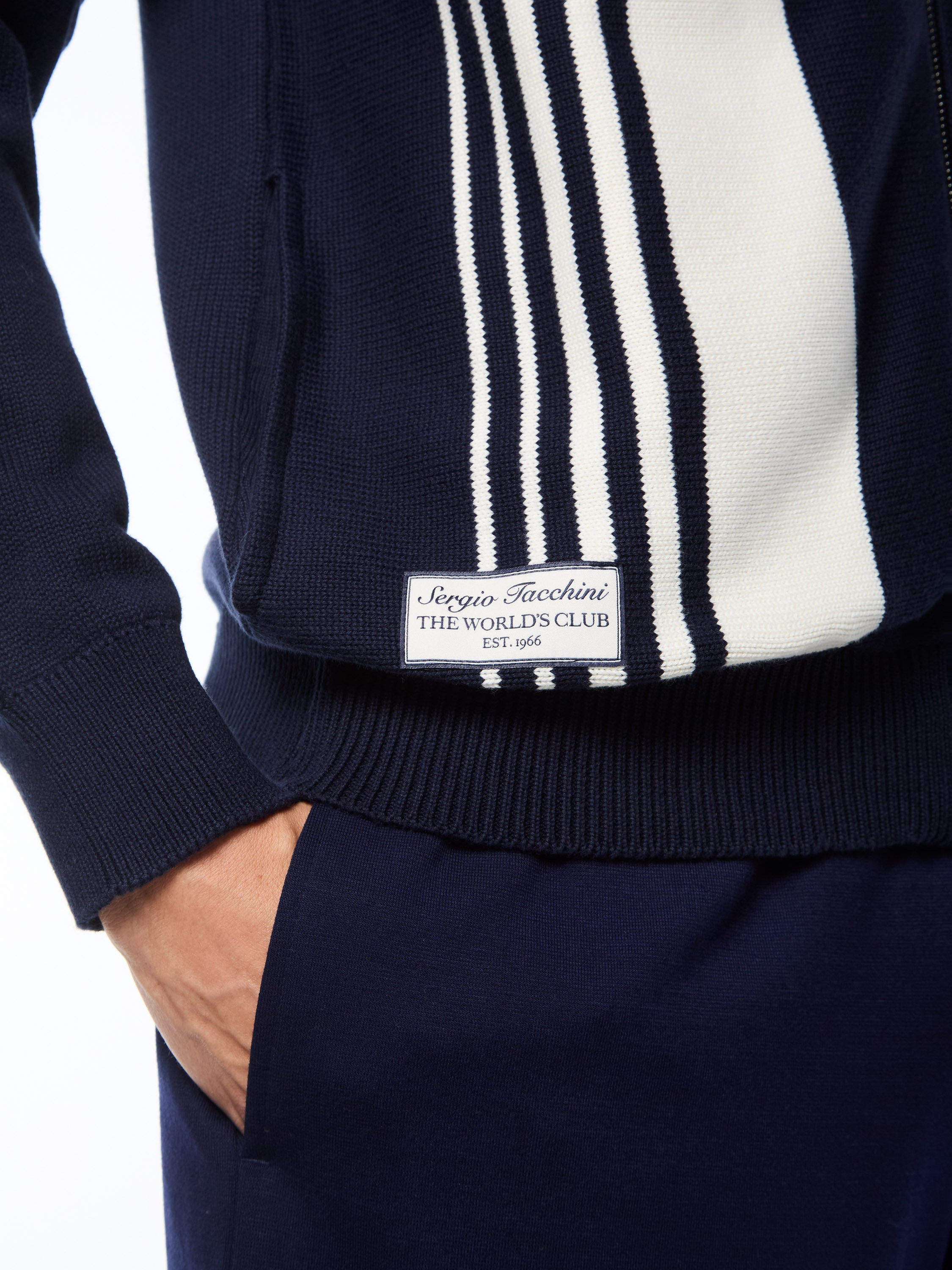 Cipri Knit Cardigan-Maritime Blue
