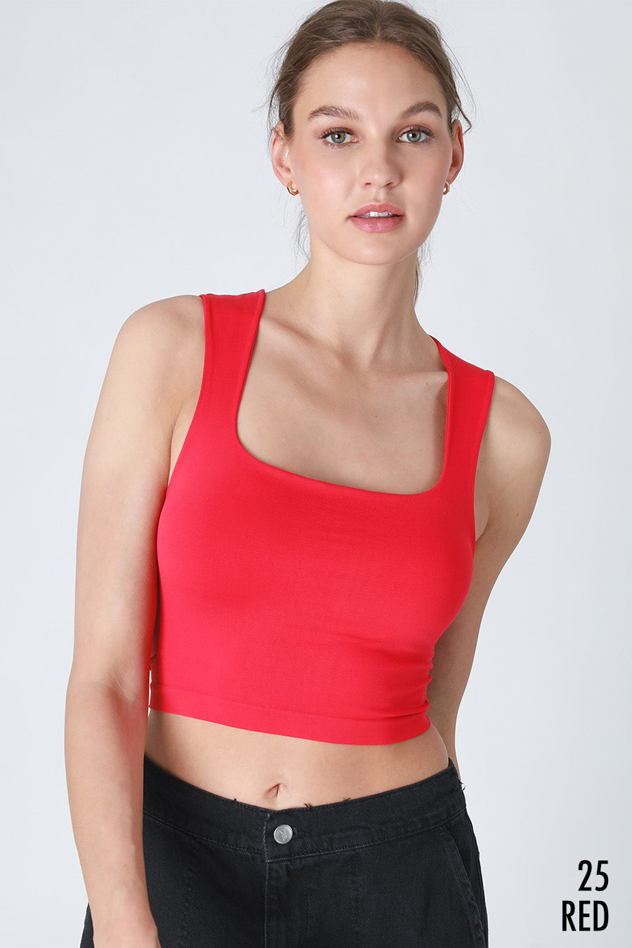 Clean Line Square Neck Top