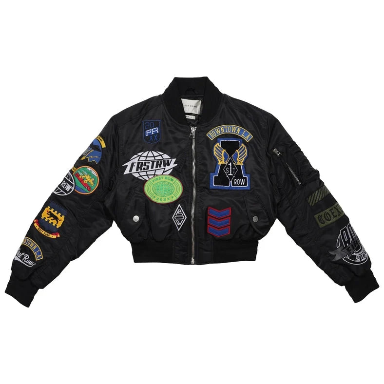 Coexist Multi Patches MA-1 Jacket - Black