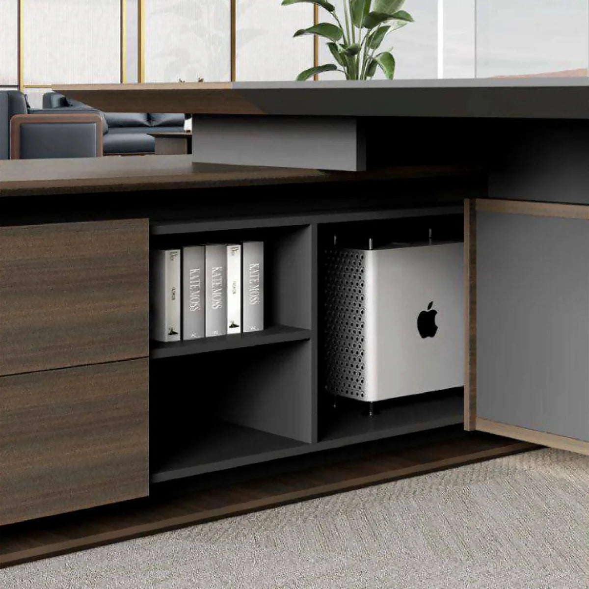 Cole · Modern L-Shaped Executive Desk