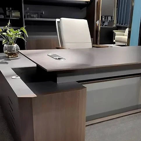 Cole · Modern L-Shaped Executive Desk