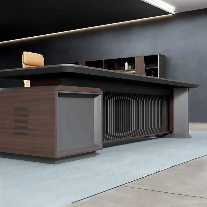 Colmar · Modern L-Shaped Executive Desk