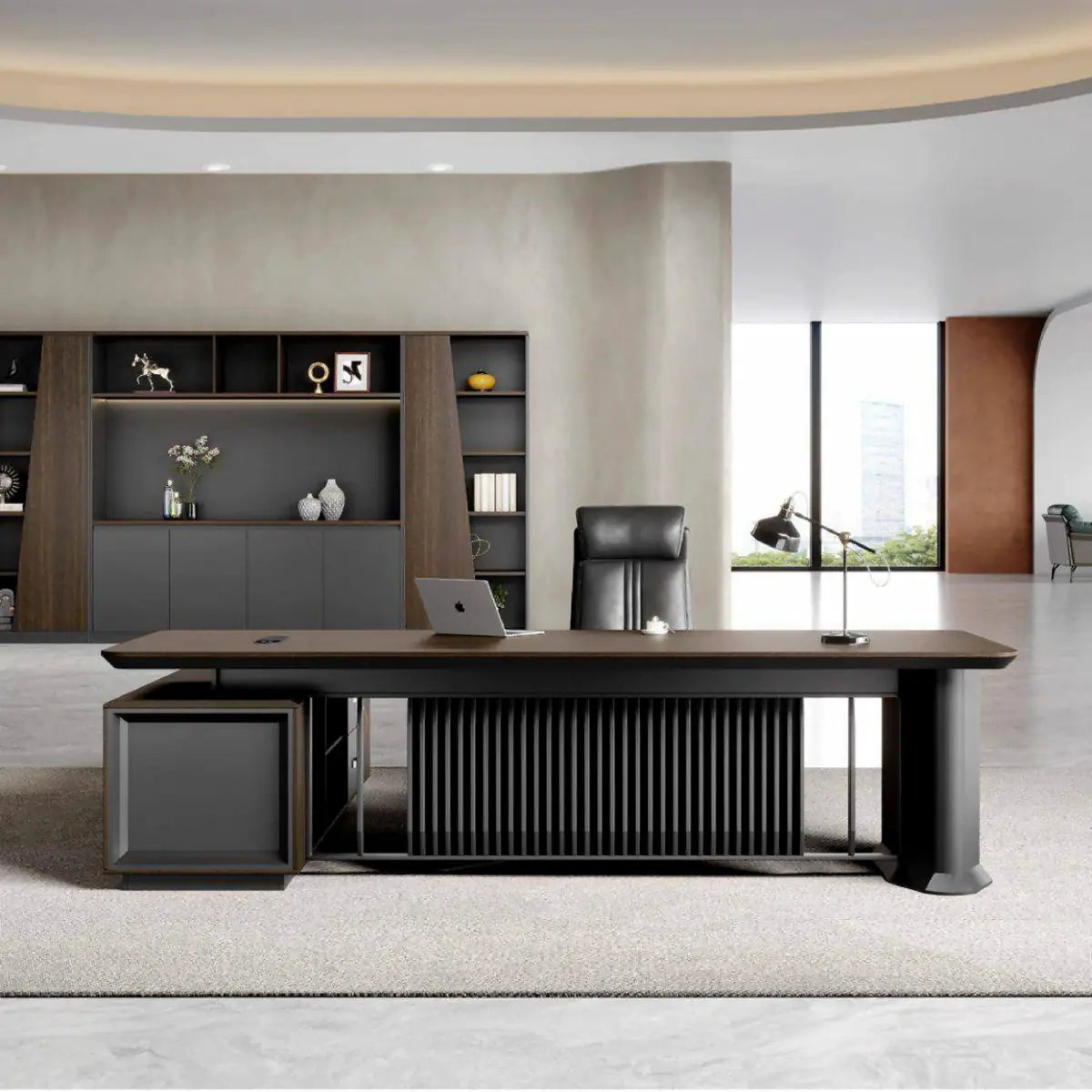 Colmar · Modern L-Shaped Executive Desk