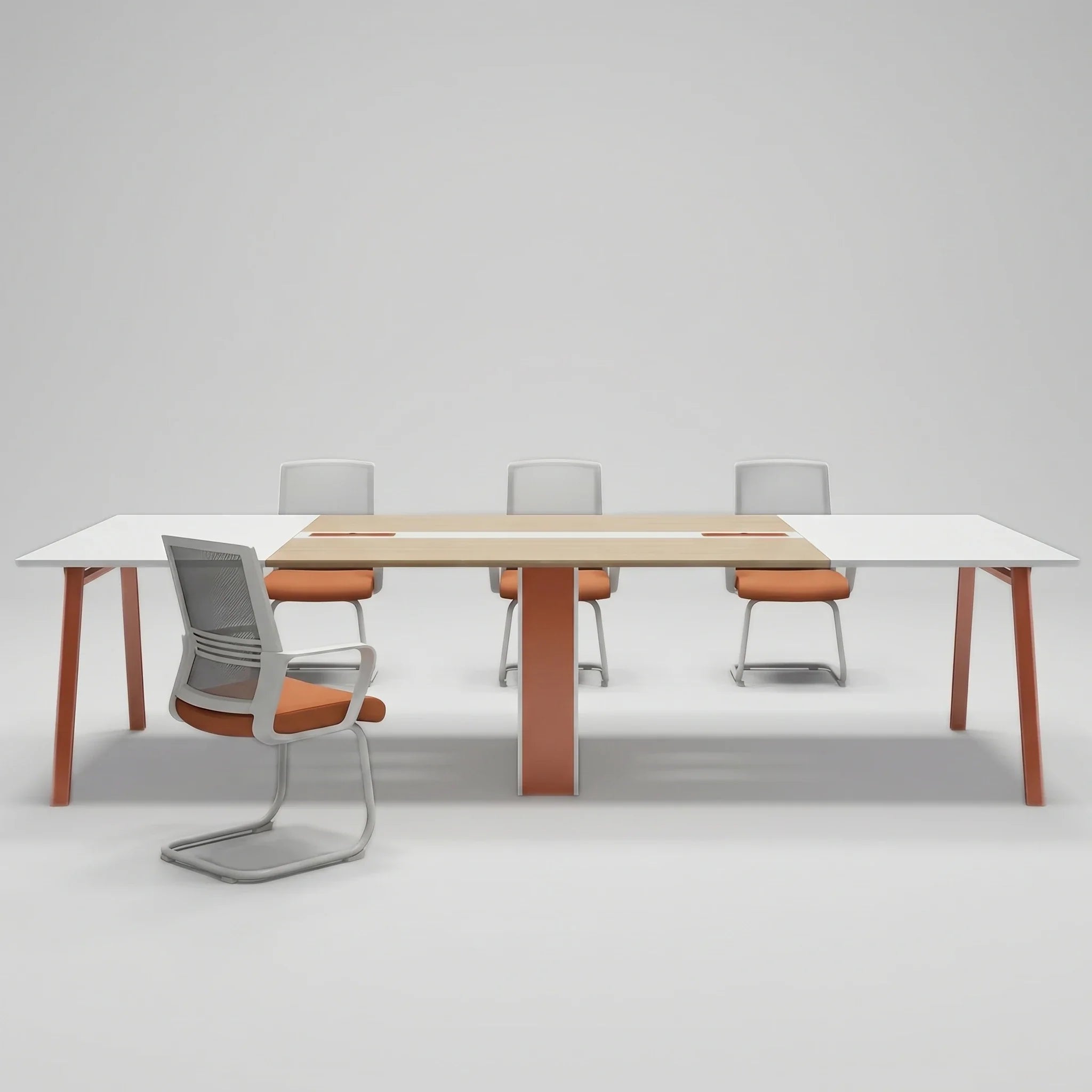 Comity · White Collaborative Meeting Table