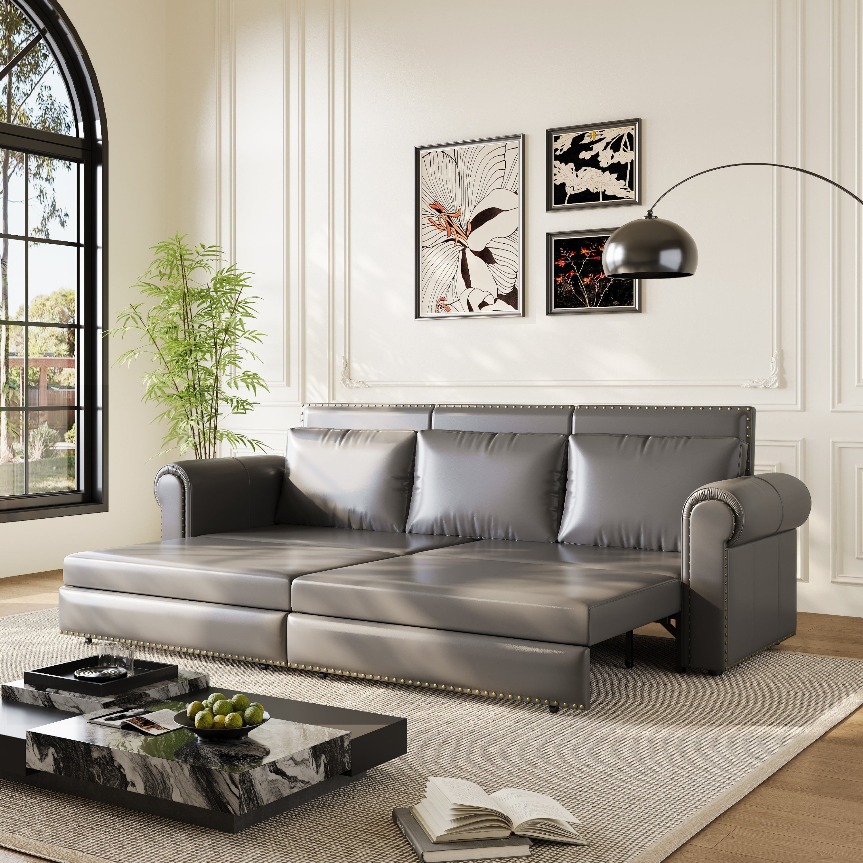 Convertible Sleeper Sofa Bed