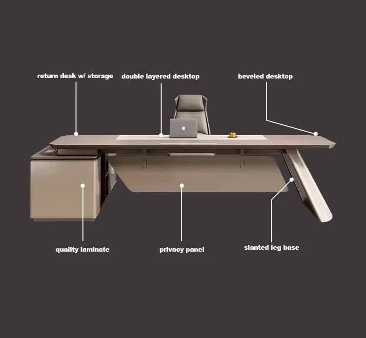 Copley · Modern L-Shaped Executive Desk