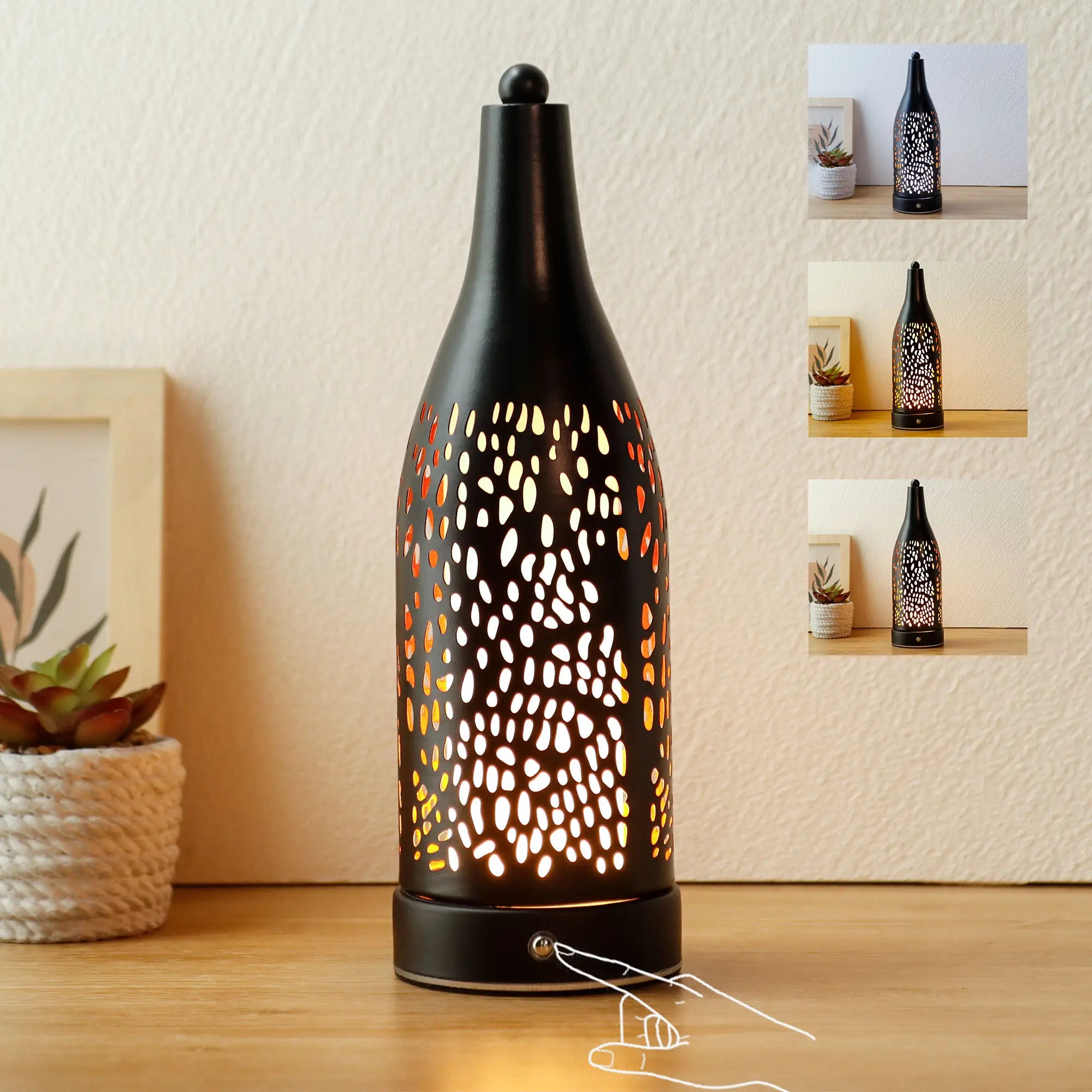 Cordless Table Lamp 4000mAh Rechargeable Battery Operated