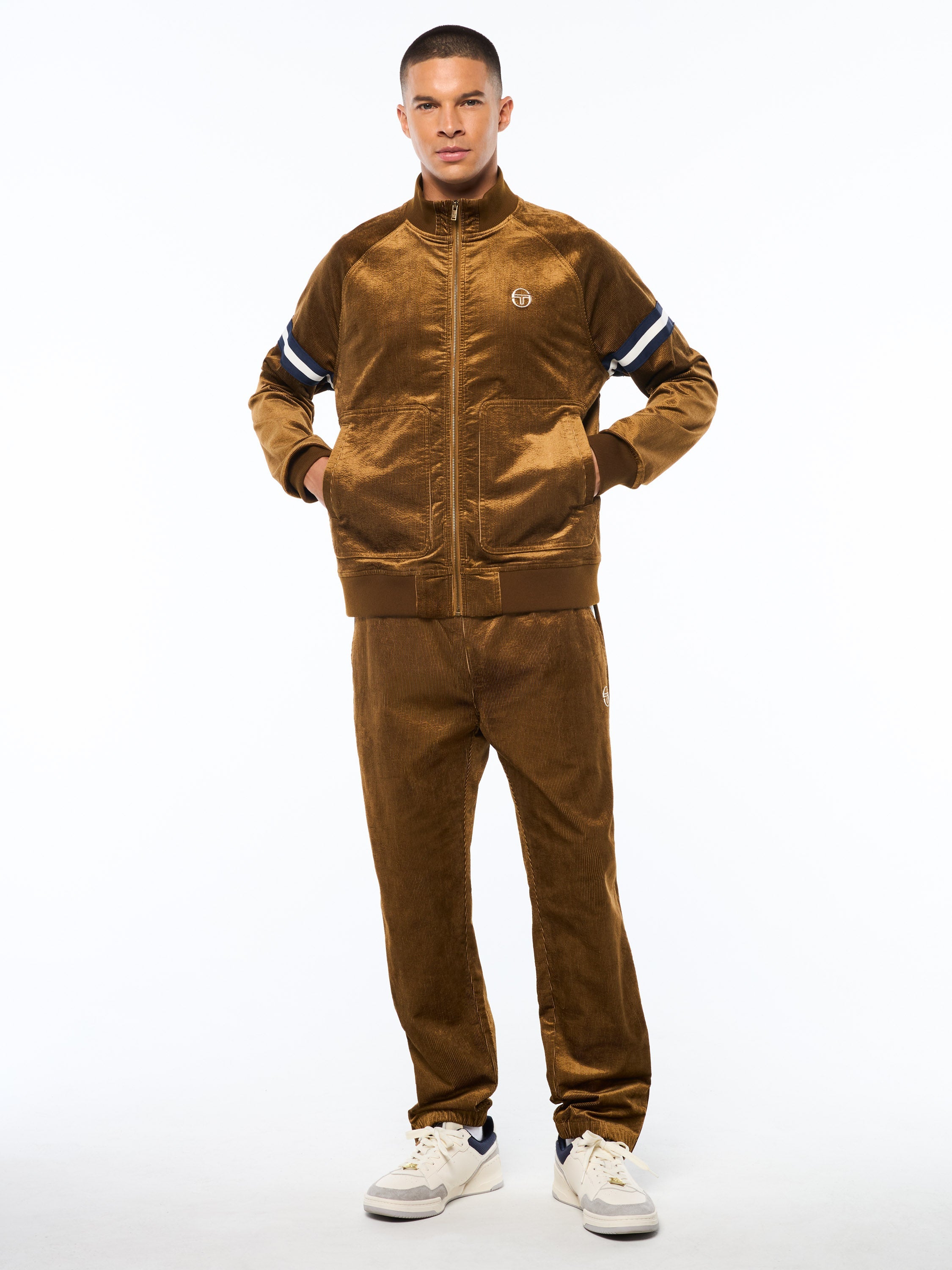 Cordurato Track Jacket- Bronze Brown