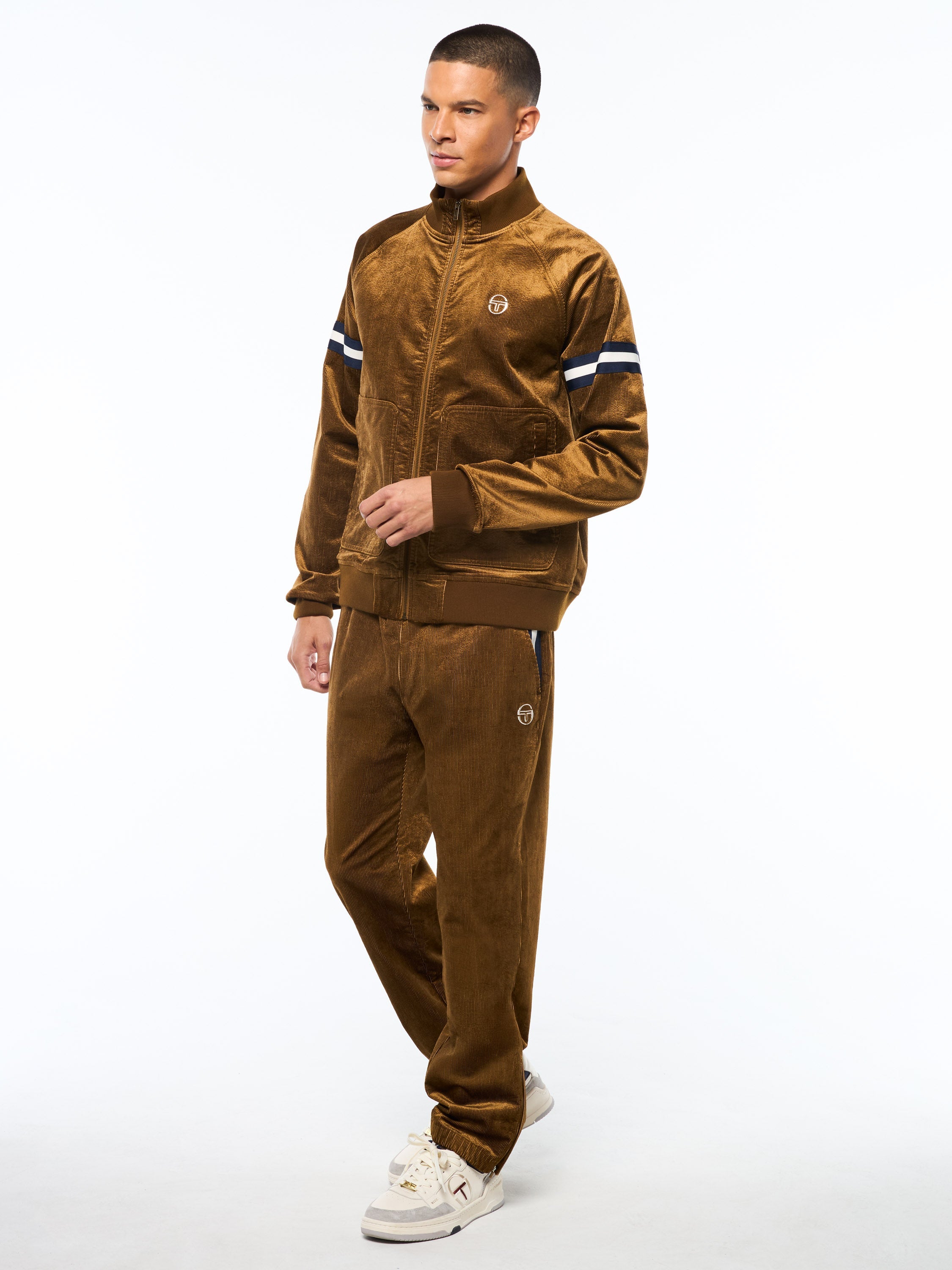 Cordurato Track Jacket- Bronze Brown