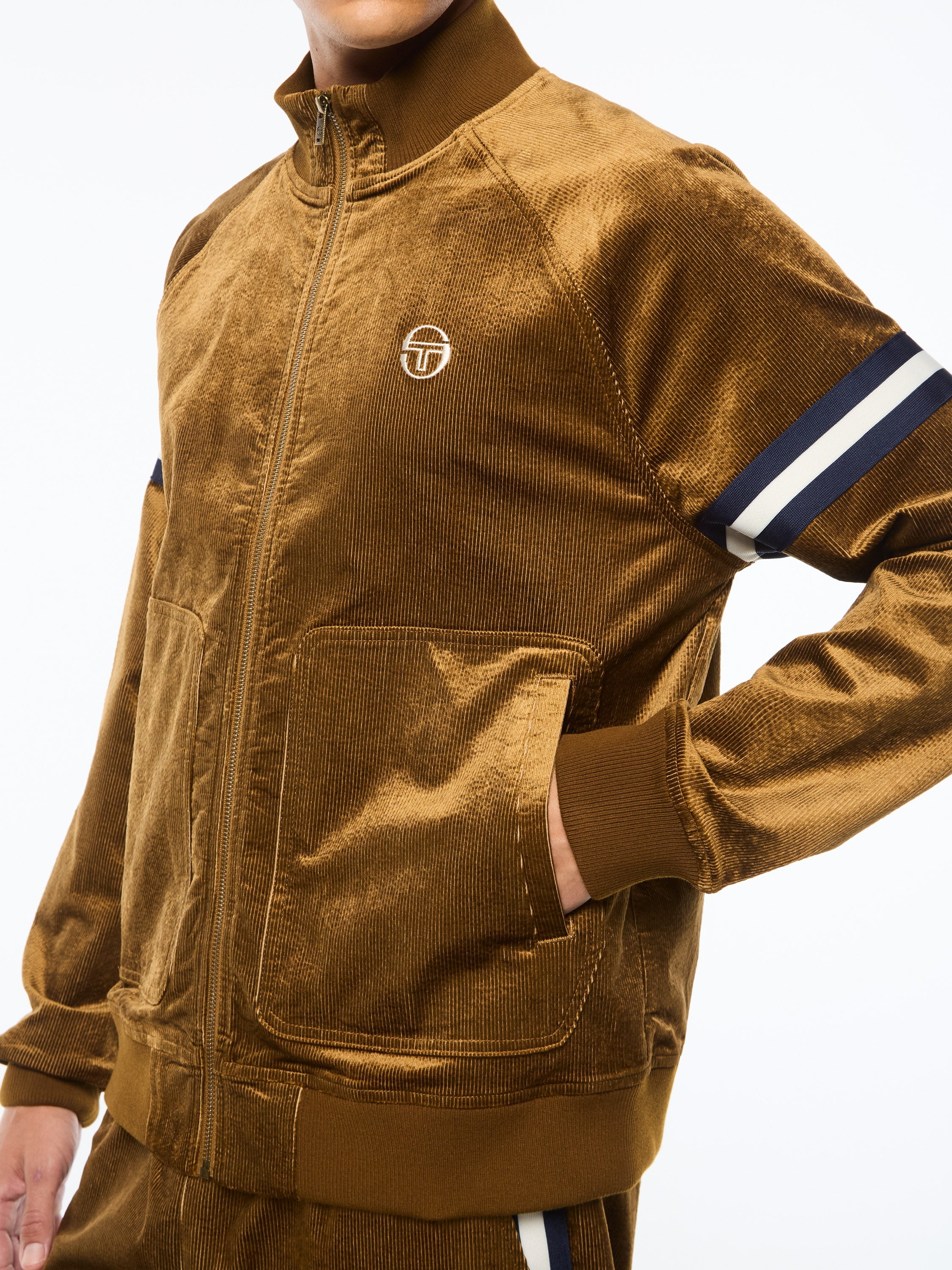 Cordurato Track Jacket- Bronze Brown
