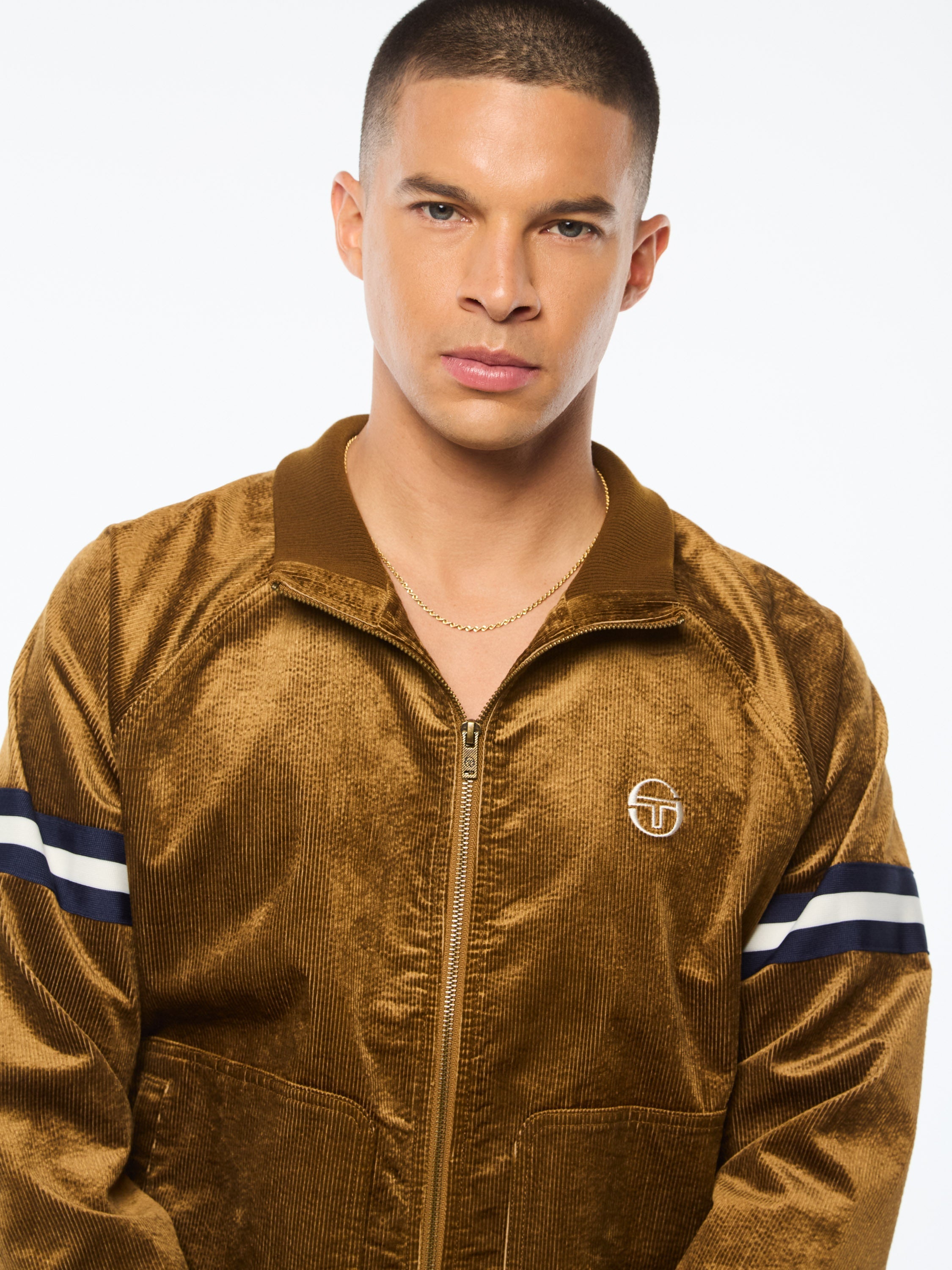 Cordurato Track Jacket- Bronze Brown