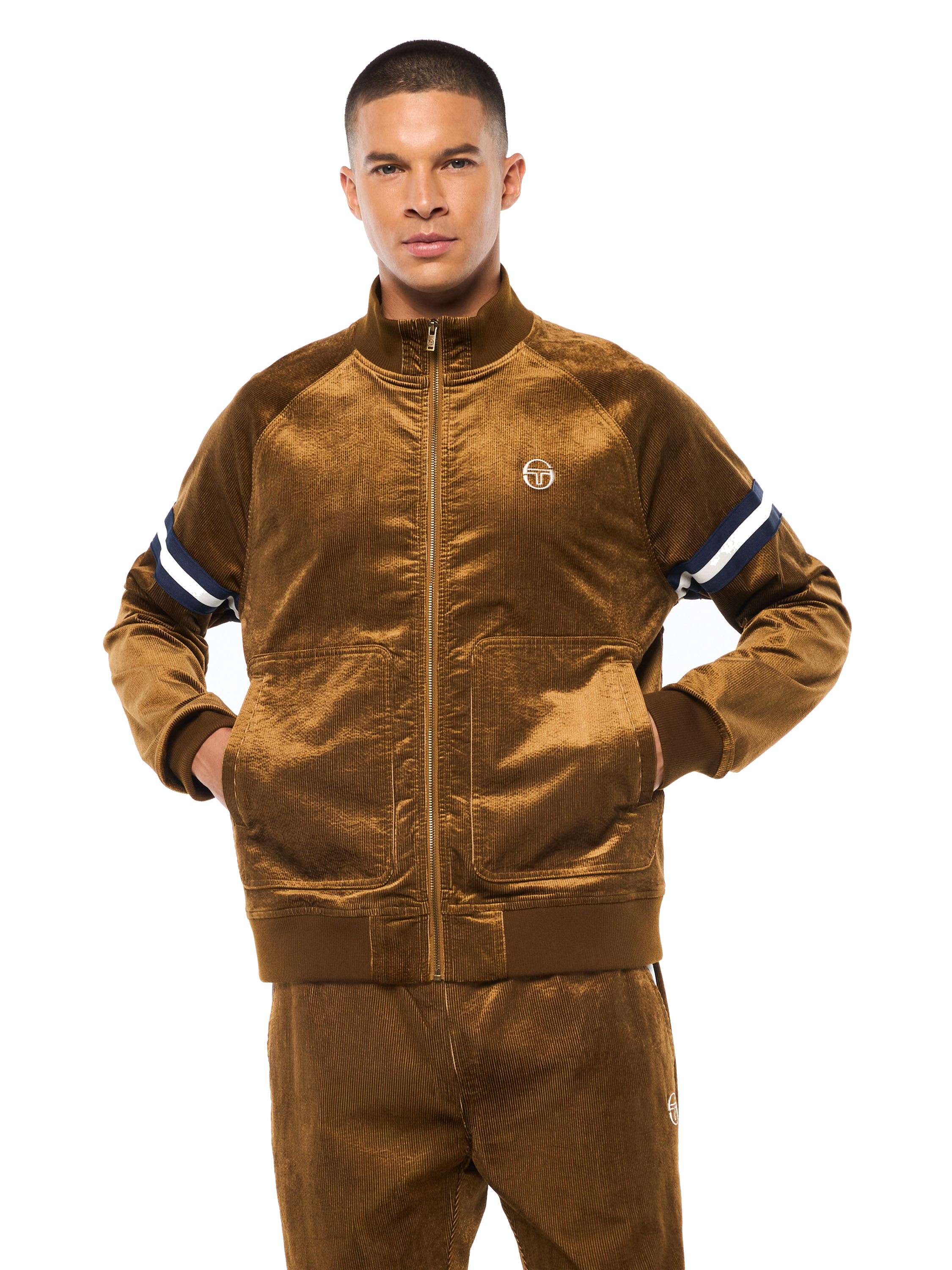 Cordurato Track Jacket- Bronze Brown