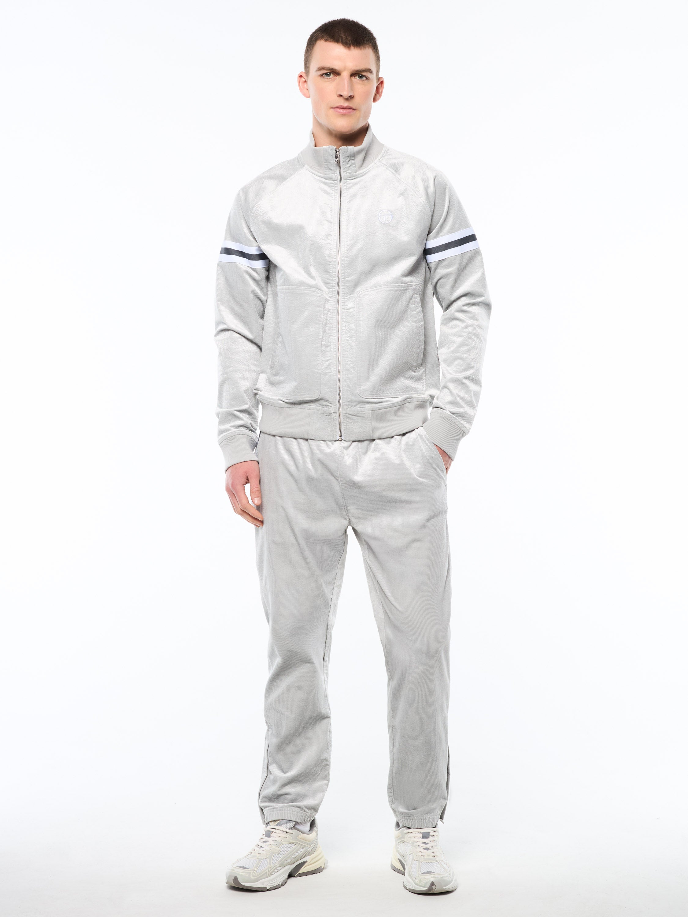 Cordurato Track Jacket- Quiet Grey
