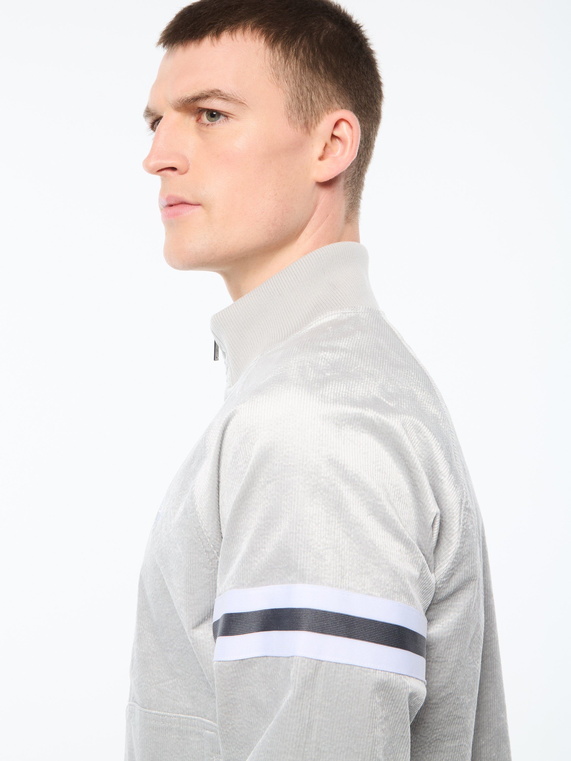 Cordurato Track Jacket- Quiet Grey