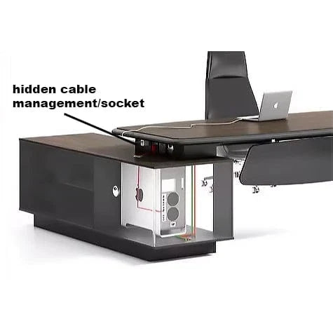 Corely · Modern L-Shaped Executive Desk