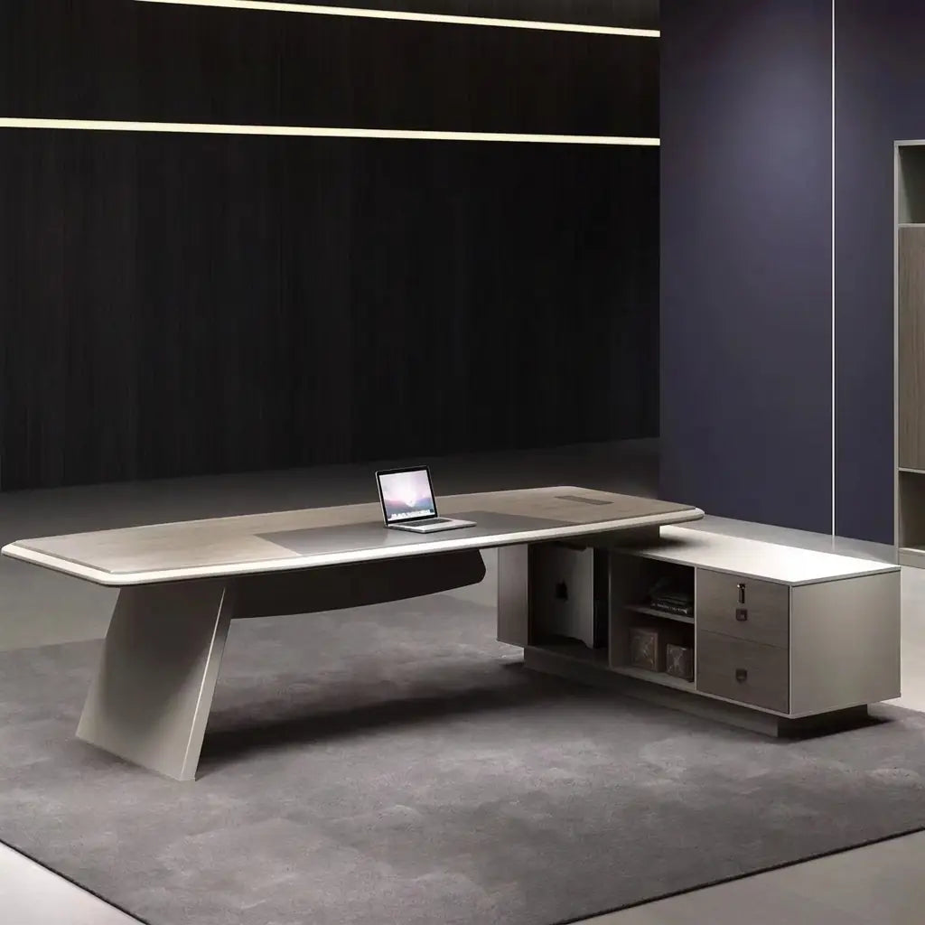 Corely · Modern L-Shaped Executive Desk