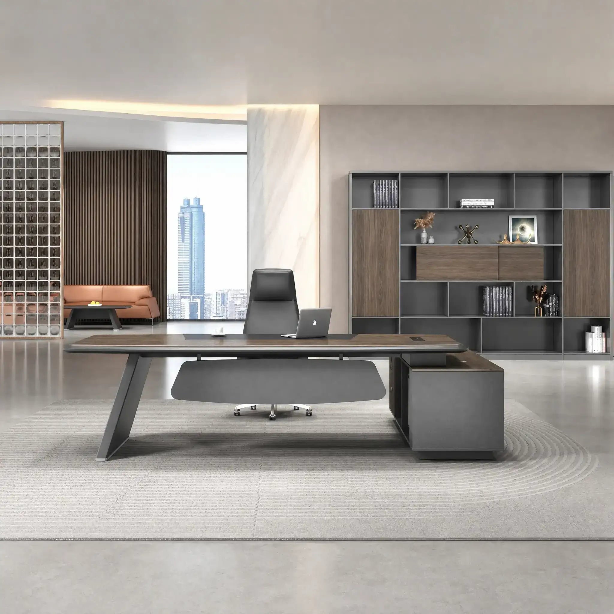 Corely · Modern L-Shaped Executive Desk