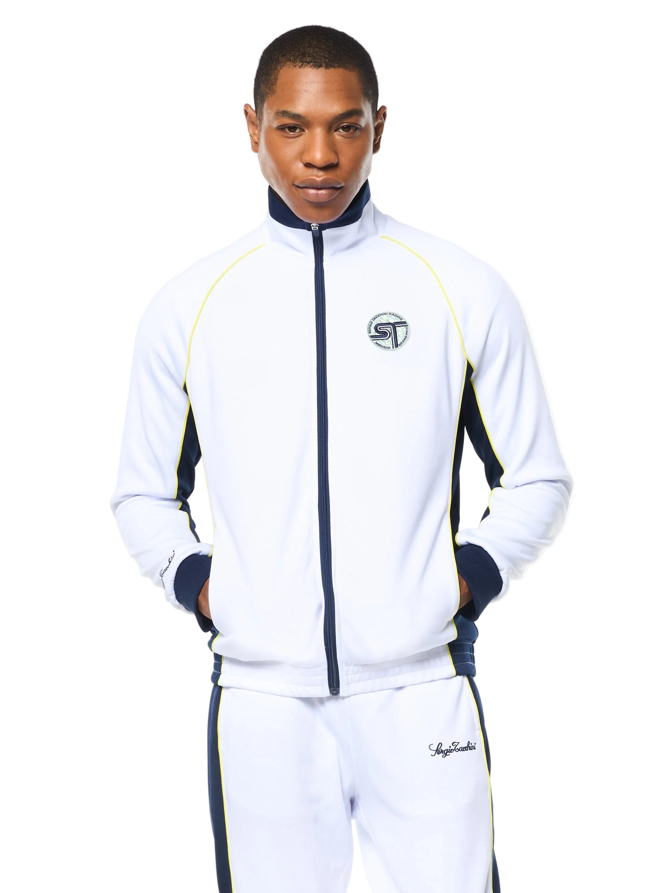 Corsa Track Jacket- Brilliant White