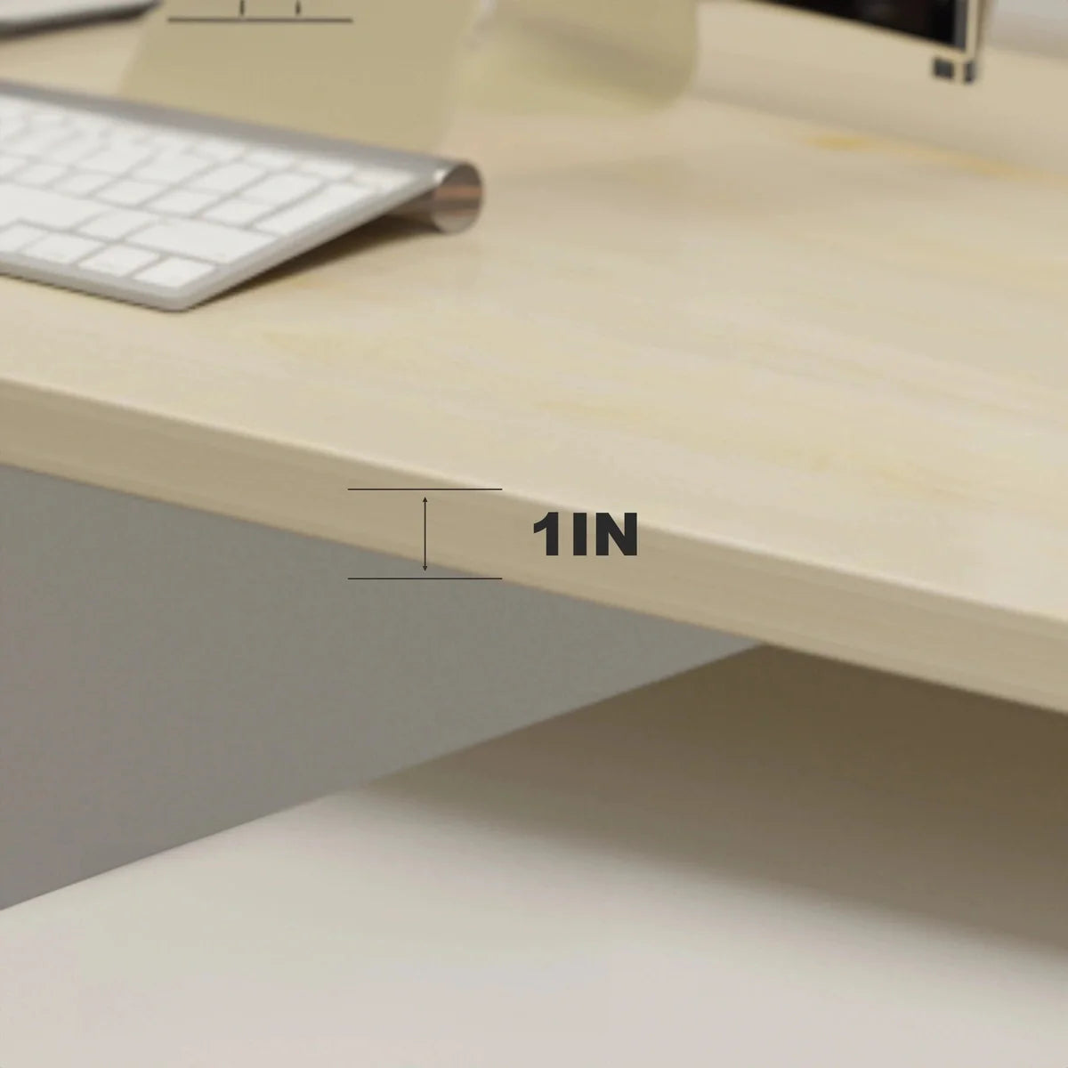 Corven · Straight Workstation Cubicle, White