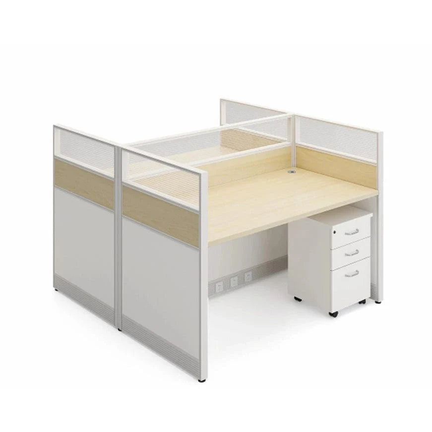 Corven · Straight Workstation Cubicle, White