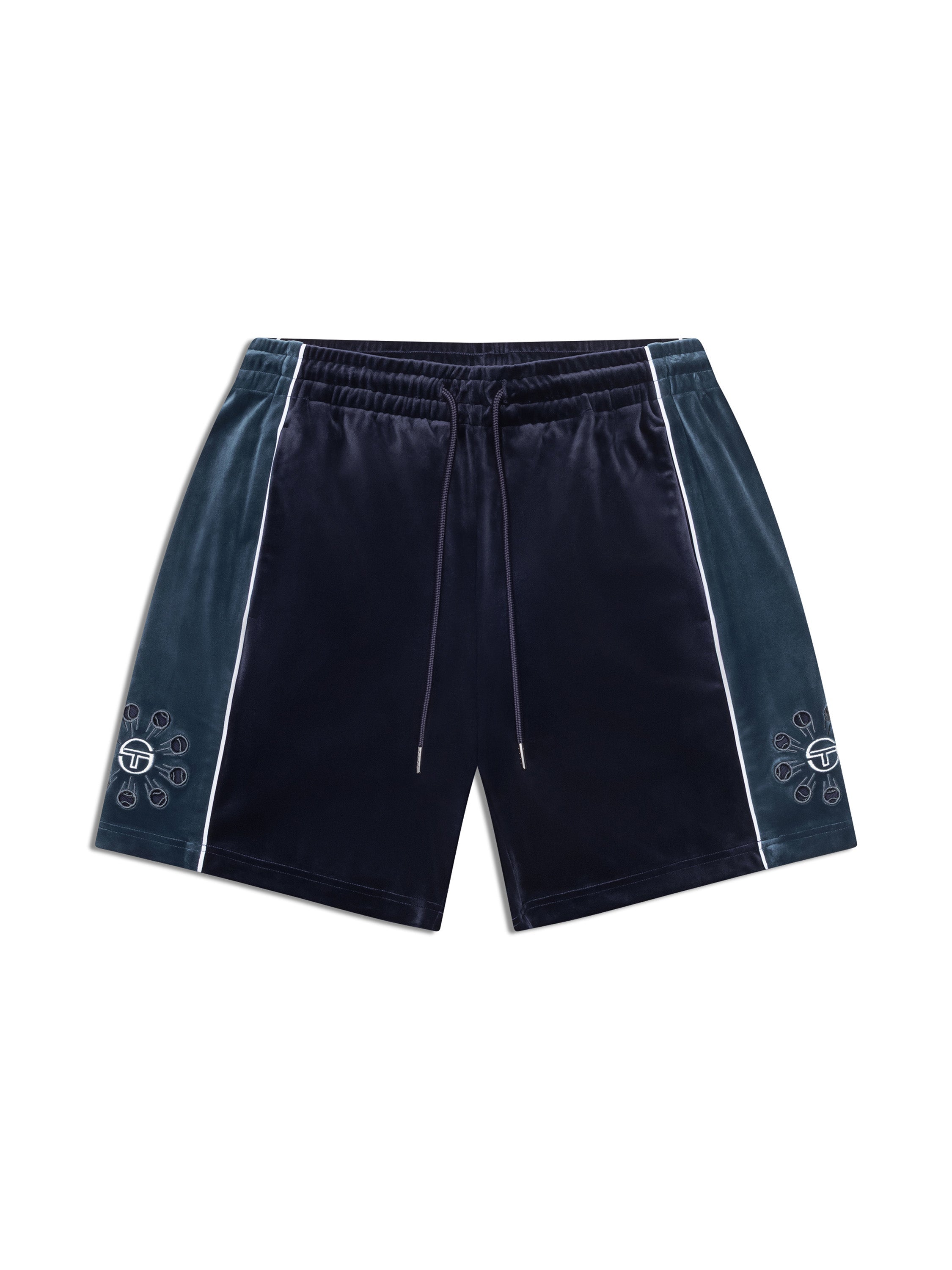 Cresta Velour Short-Maritime Blue