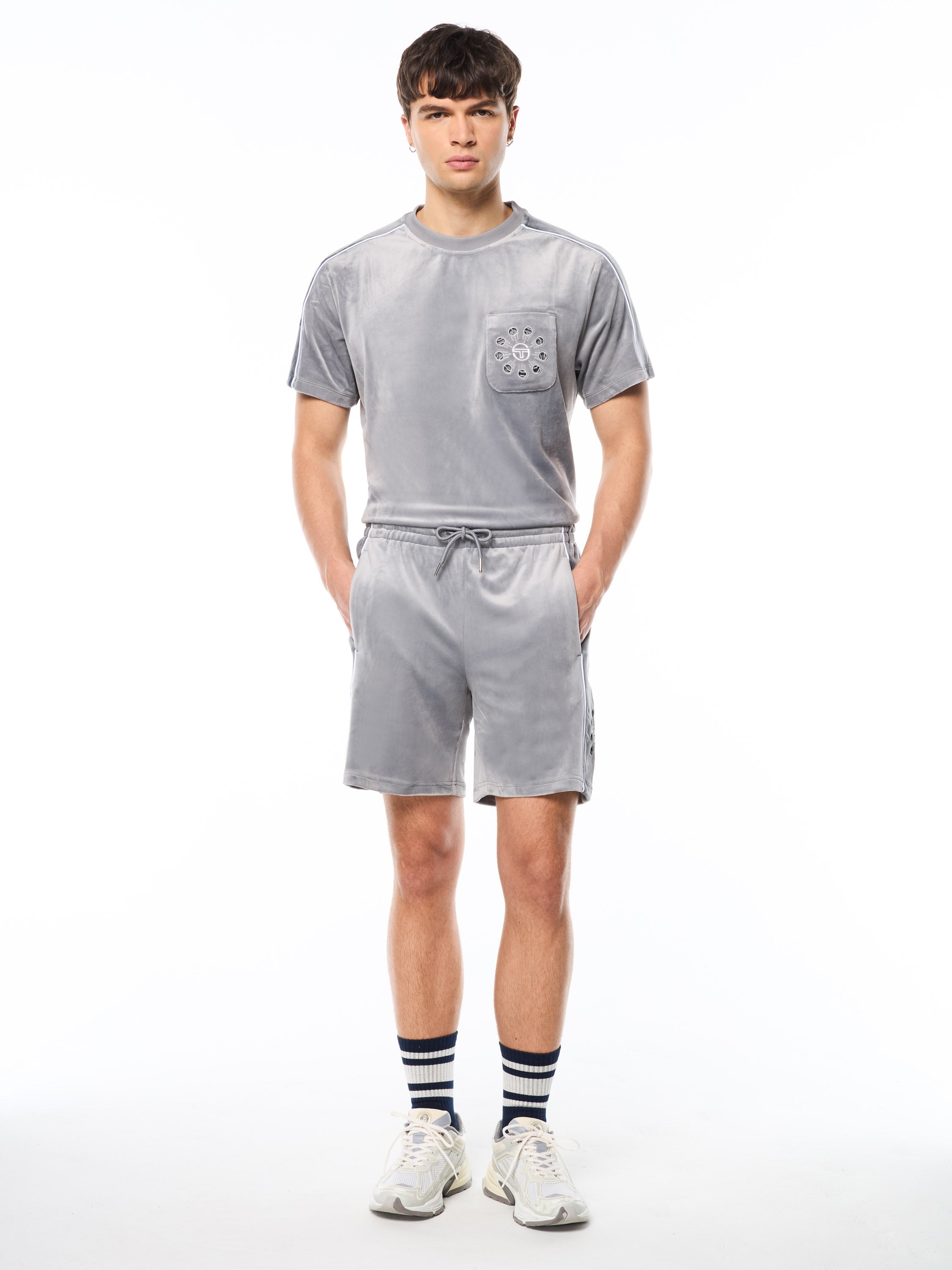 Cresta Velour Short-Sleet