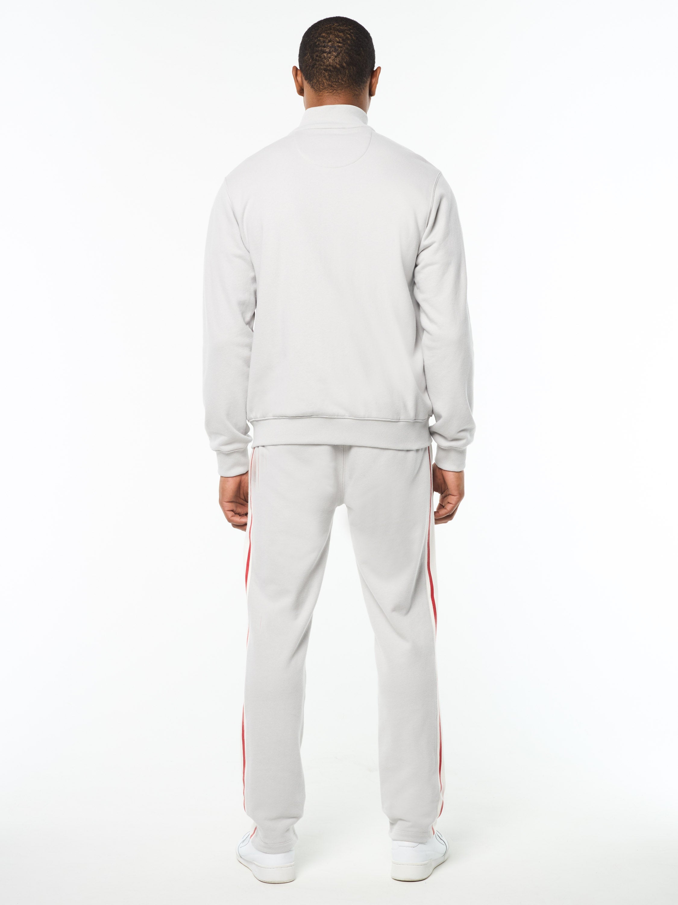 Cursivo Track Jacket- Quiet Grey