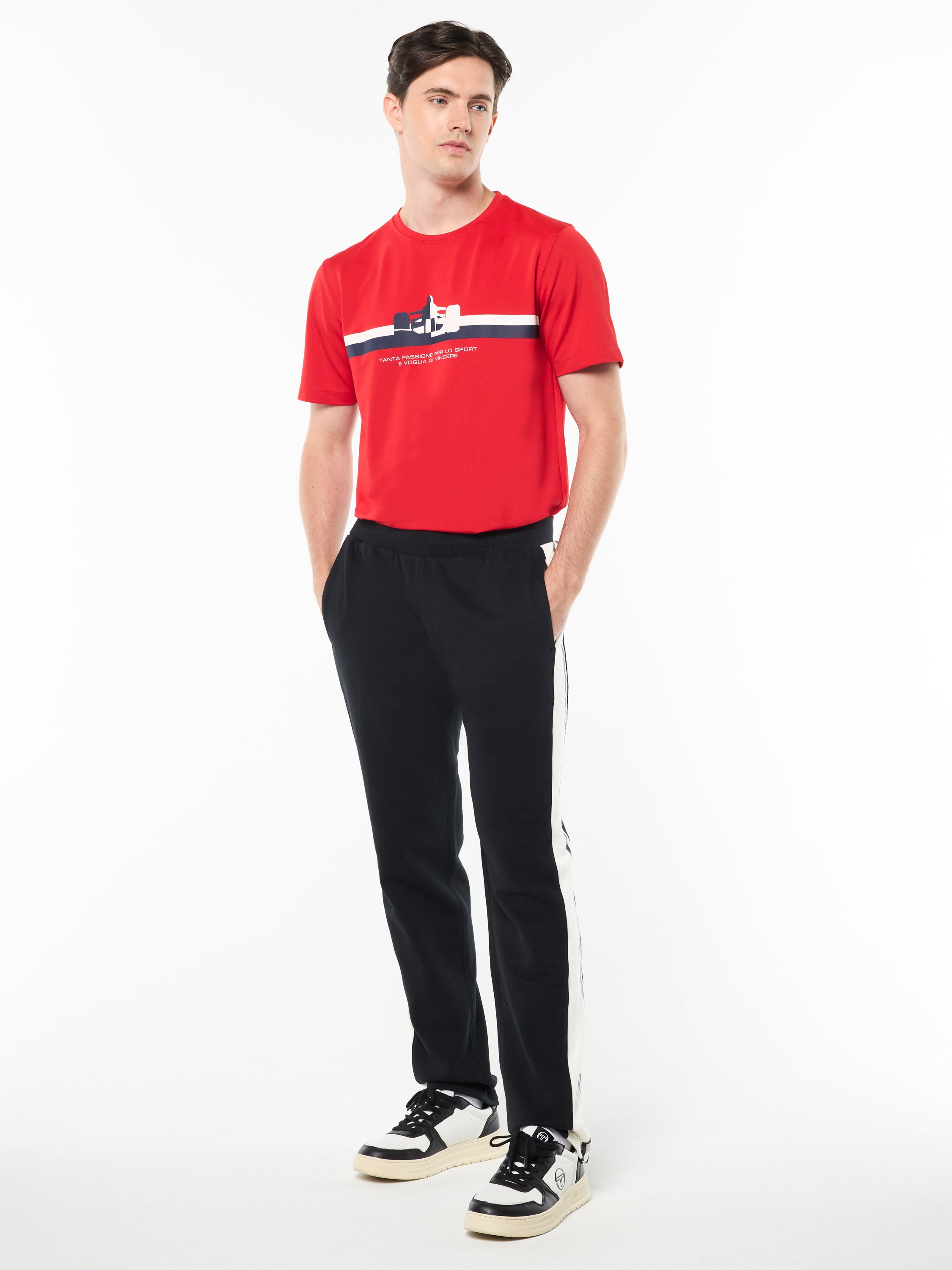 Cursivo Track Pant- Black Beauty