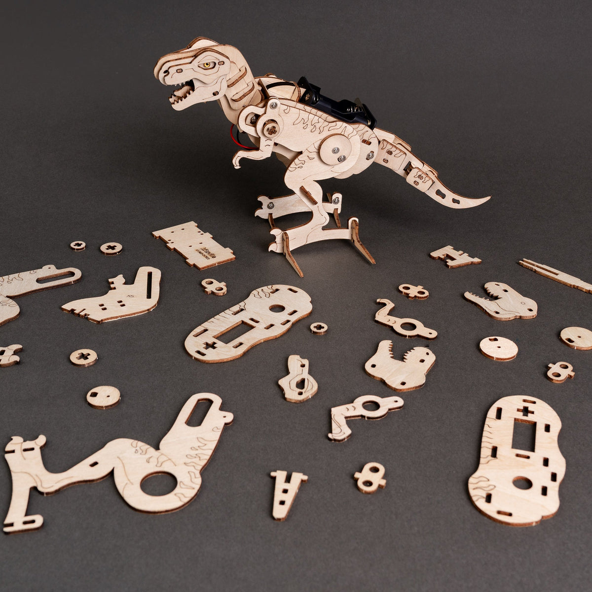 DIY Sound-Activated T-Rex Robot Kit