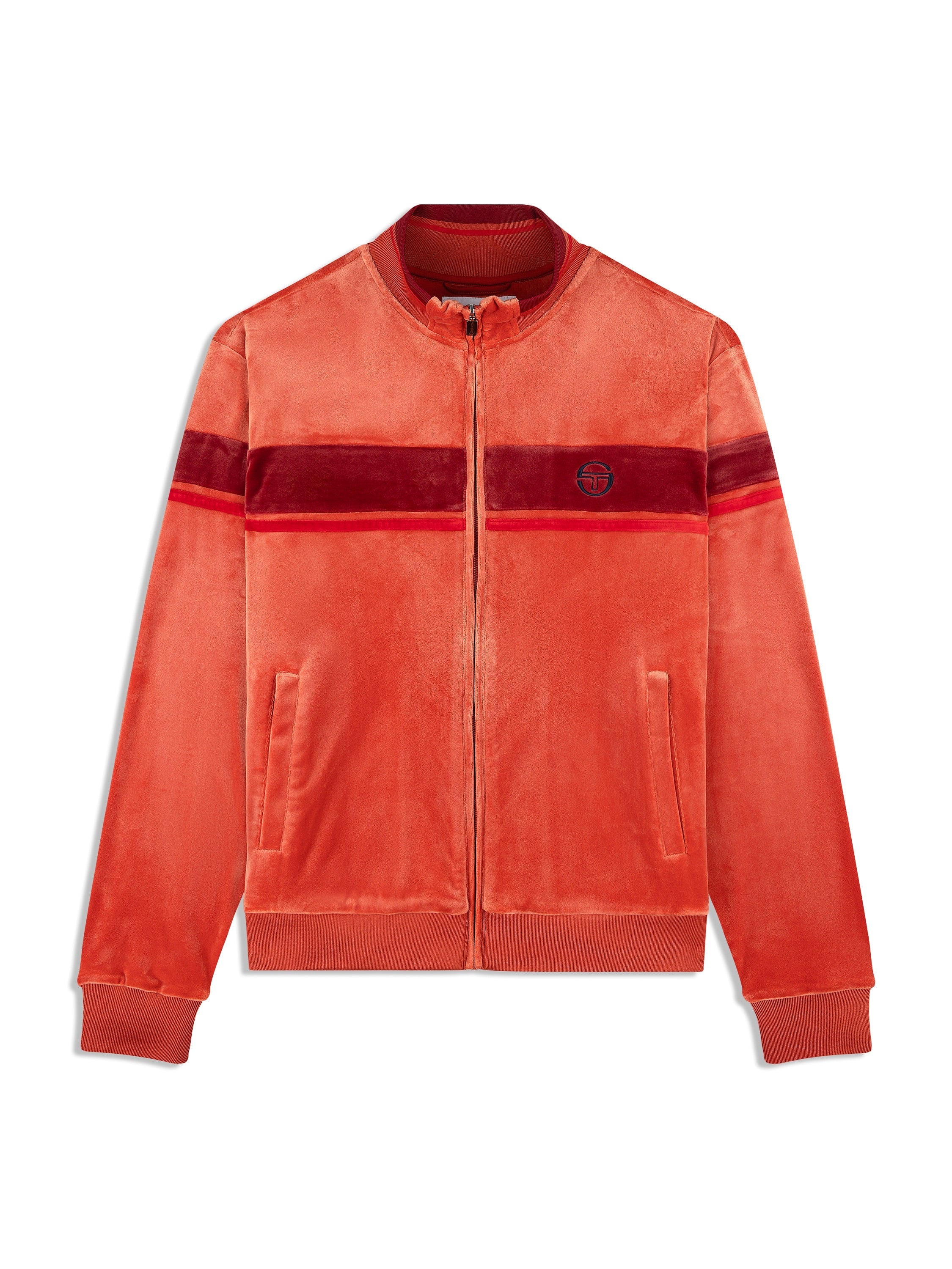 Damarindo Velour Track Jacket- Hot Sauce
