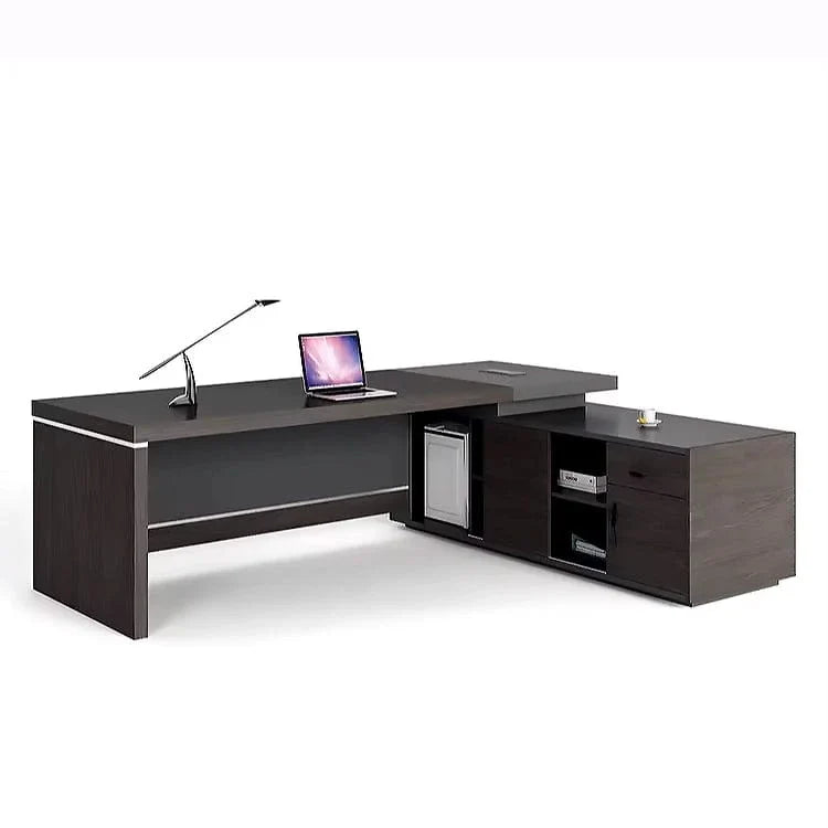Danton · Modern L-Shaped Executive Desk