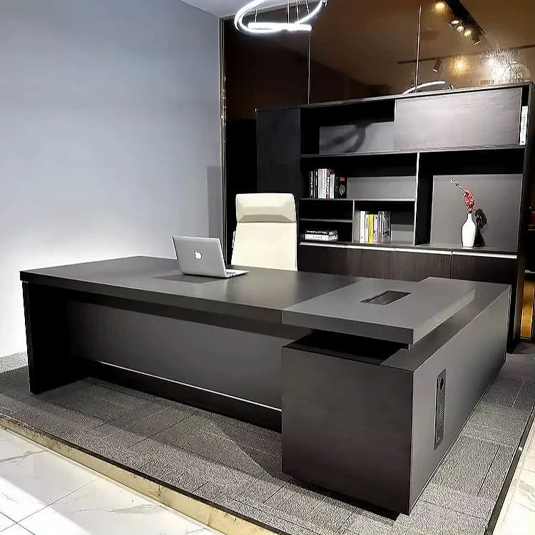 Danton · Modern L-Shaped Executive Desk