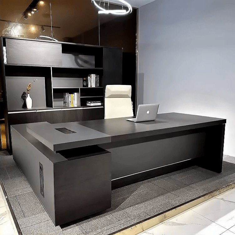 Danton · Modern L-Shaped Executive Desk