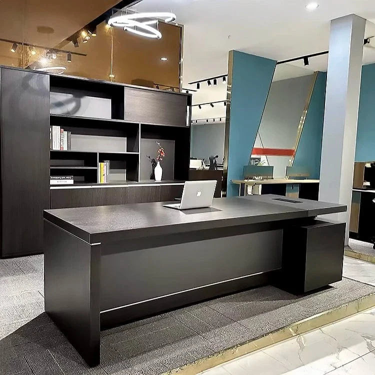Danton · Modern L-Shaped Executive Desk