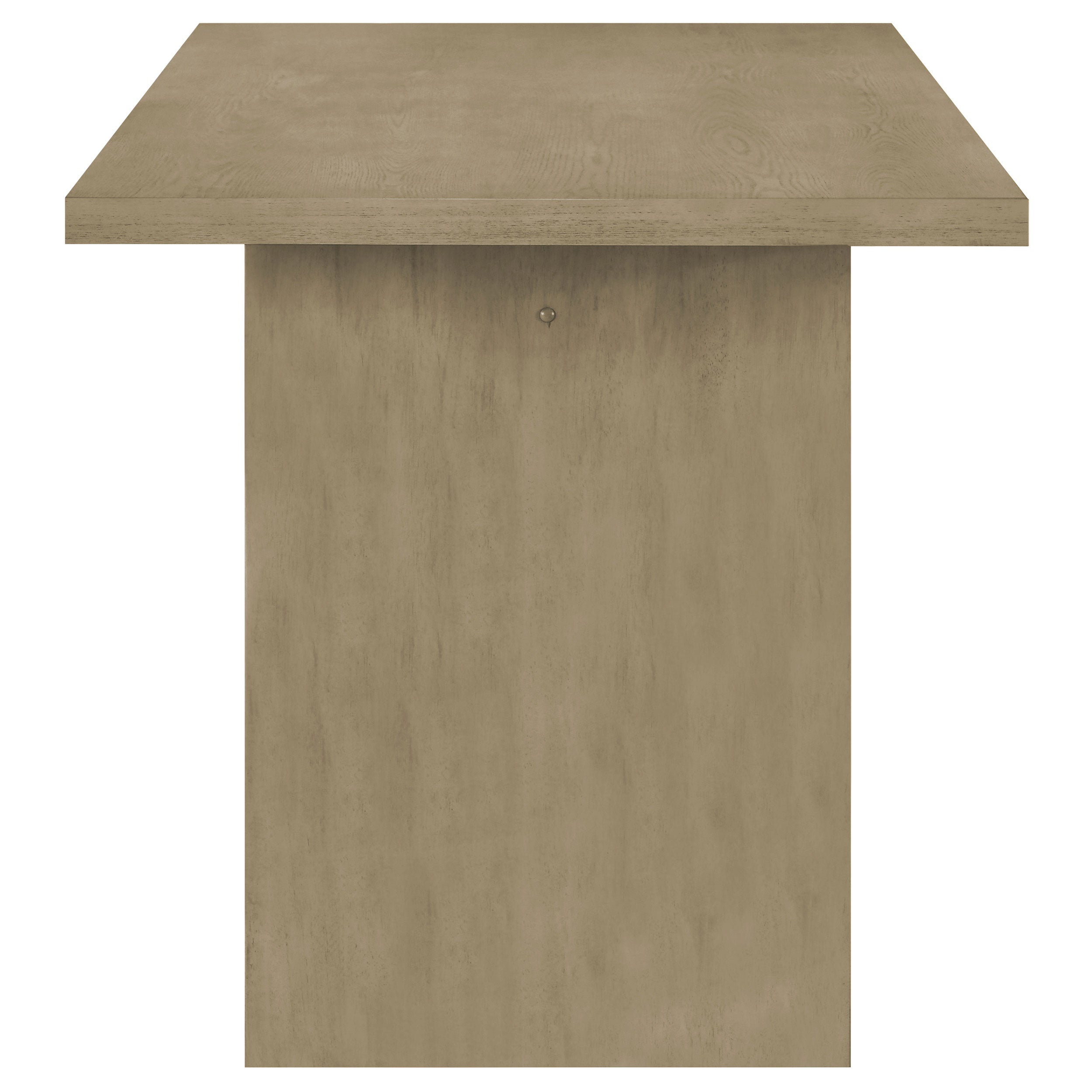 Decker 7-piece 70-inch Rectangular Counter Height Dining Set Black and Natural Oak
