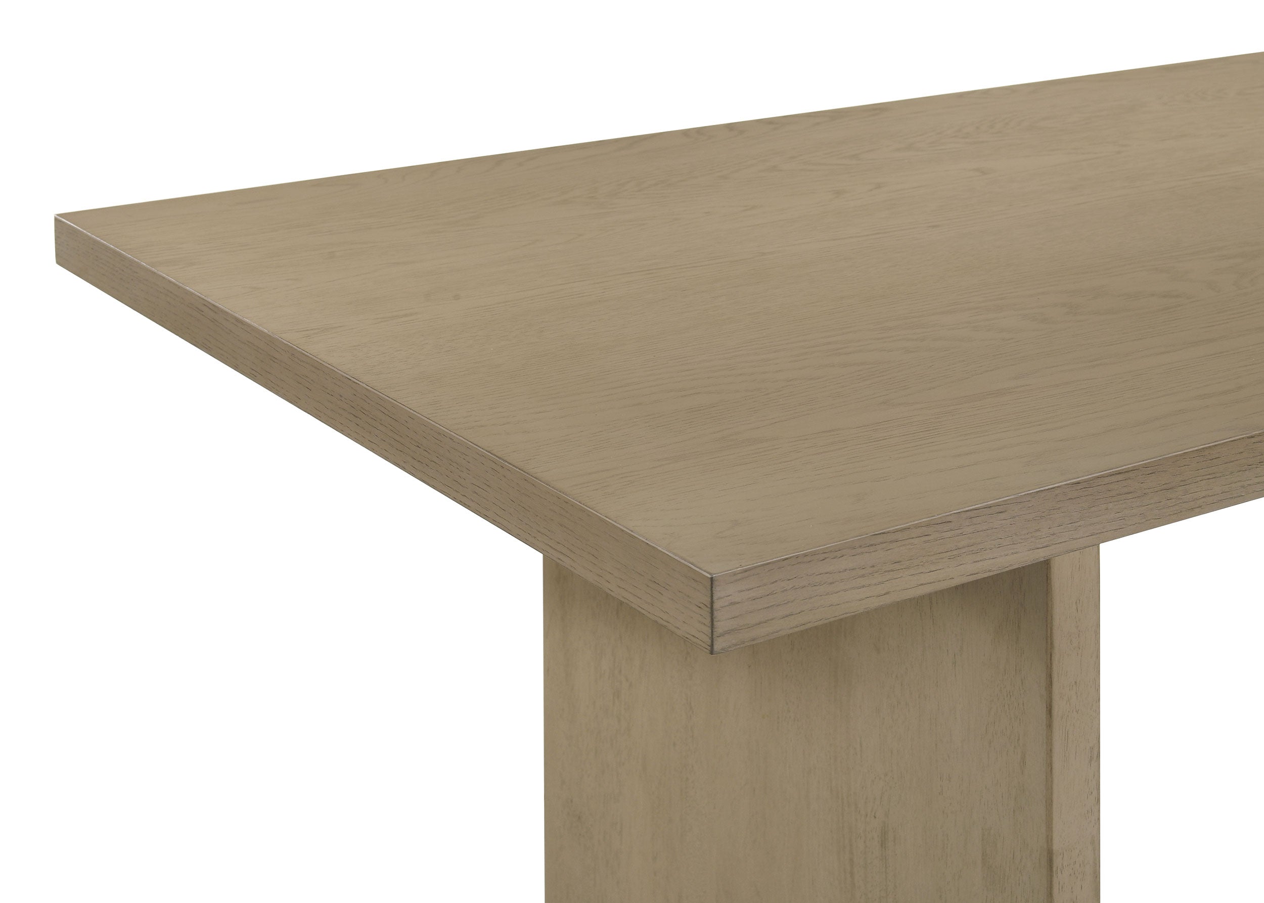 Decker 7-piece 70-inch Rectangular Counter Height Dining Set Cream and Natural Oak