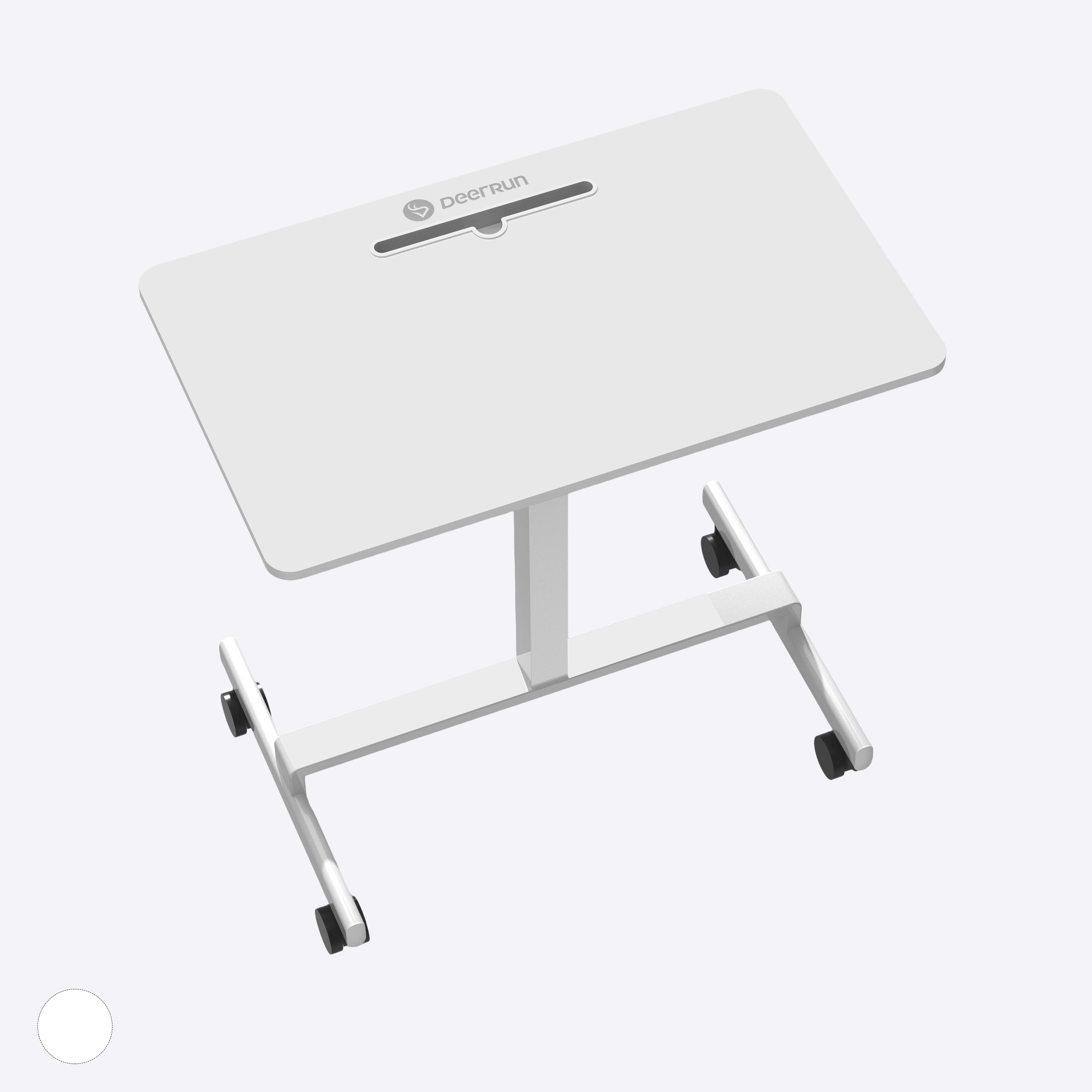 Deerrun® Adjustable Standing Desk - 31.5''L *18.9''W Large Rolling Laptop Desk For Treadmills