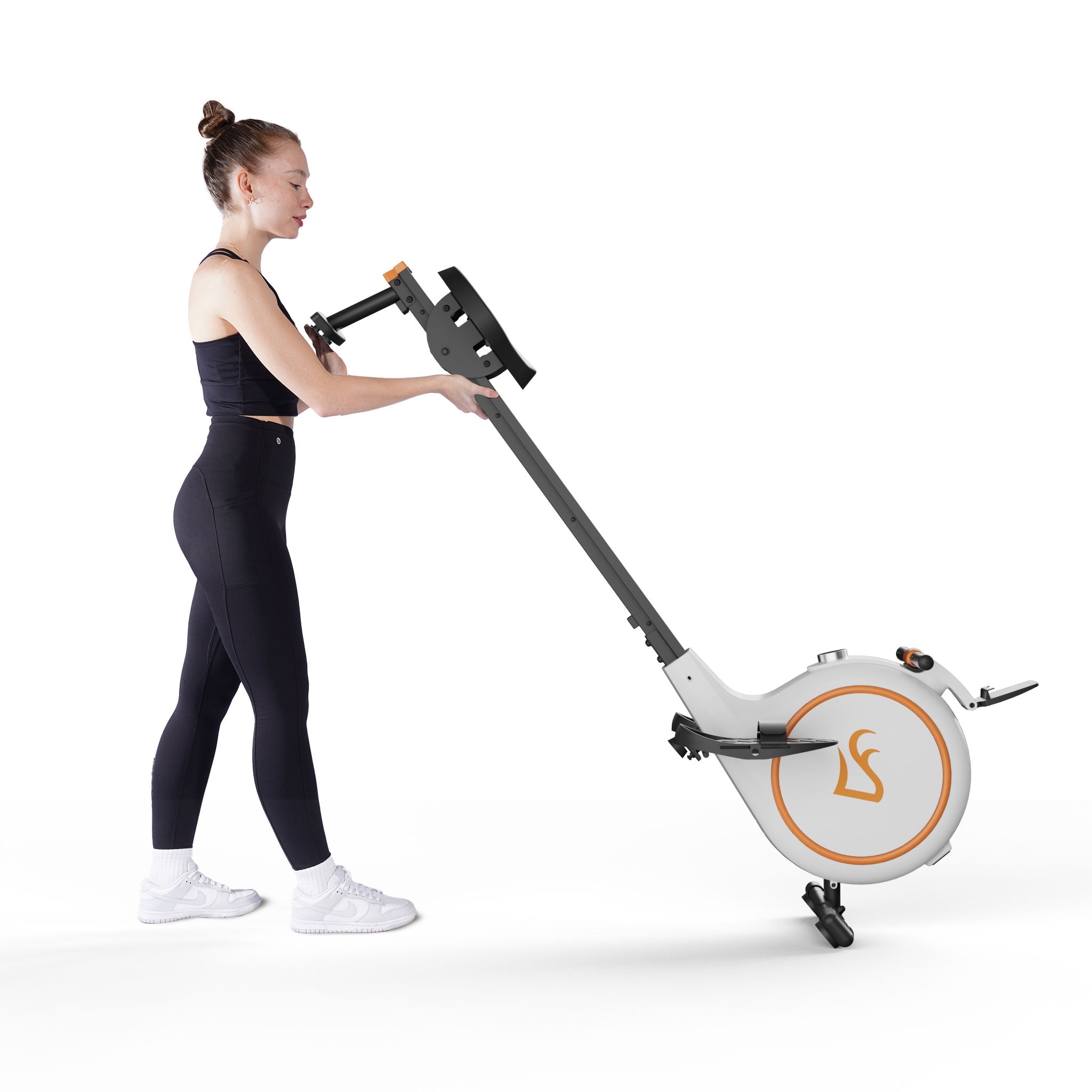 Deerrun Rw600 Adjustable 32-Level Magnetic Resistance Long Slide Rail Smart Rowing Machine With Pitpat App