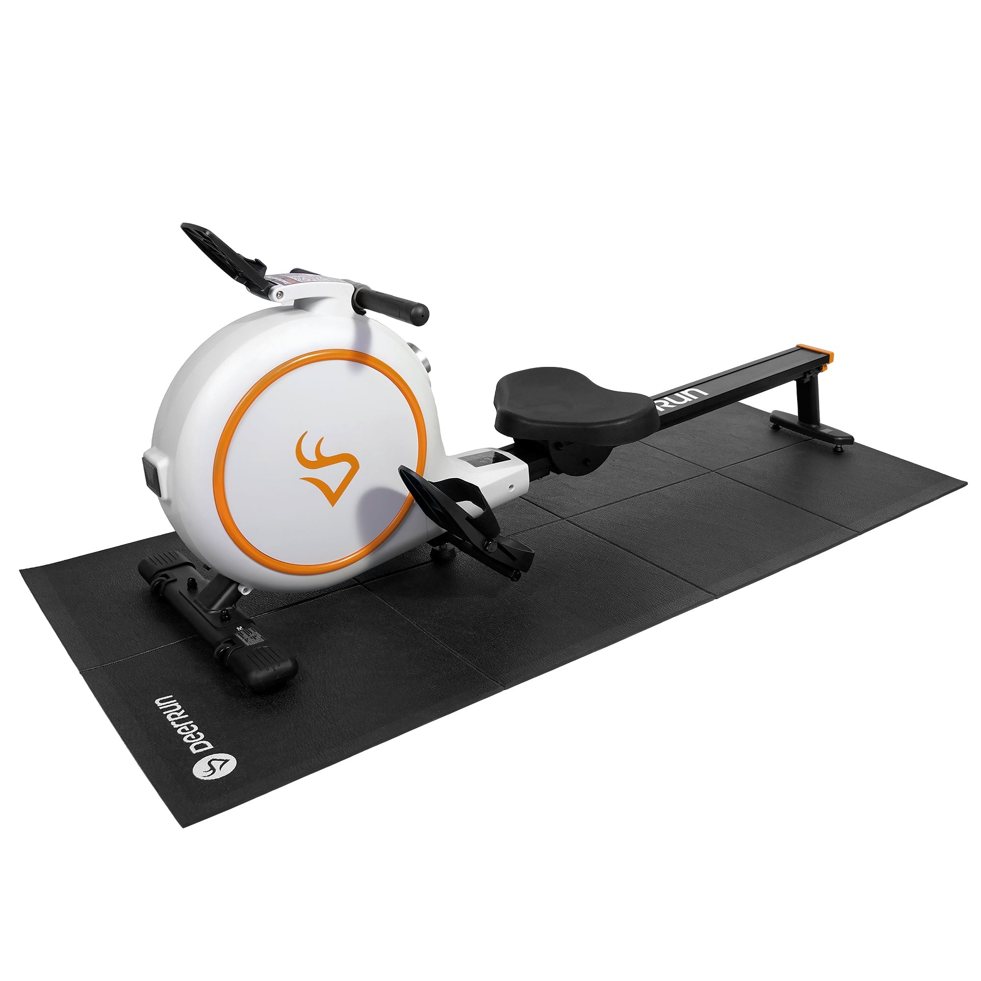 Deerrun Rw600 Adjustable 32-Level Magnetic Resistance Long Slide Rail Smart Rowing Machine With Pitpat App