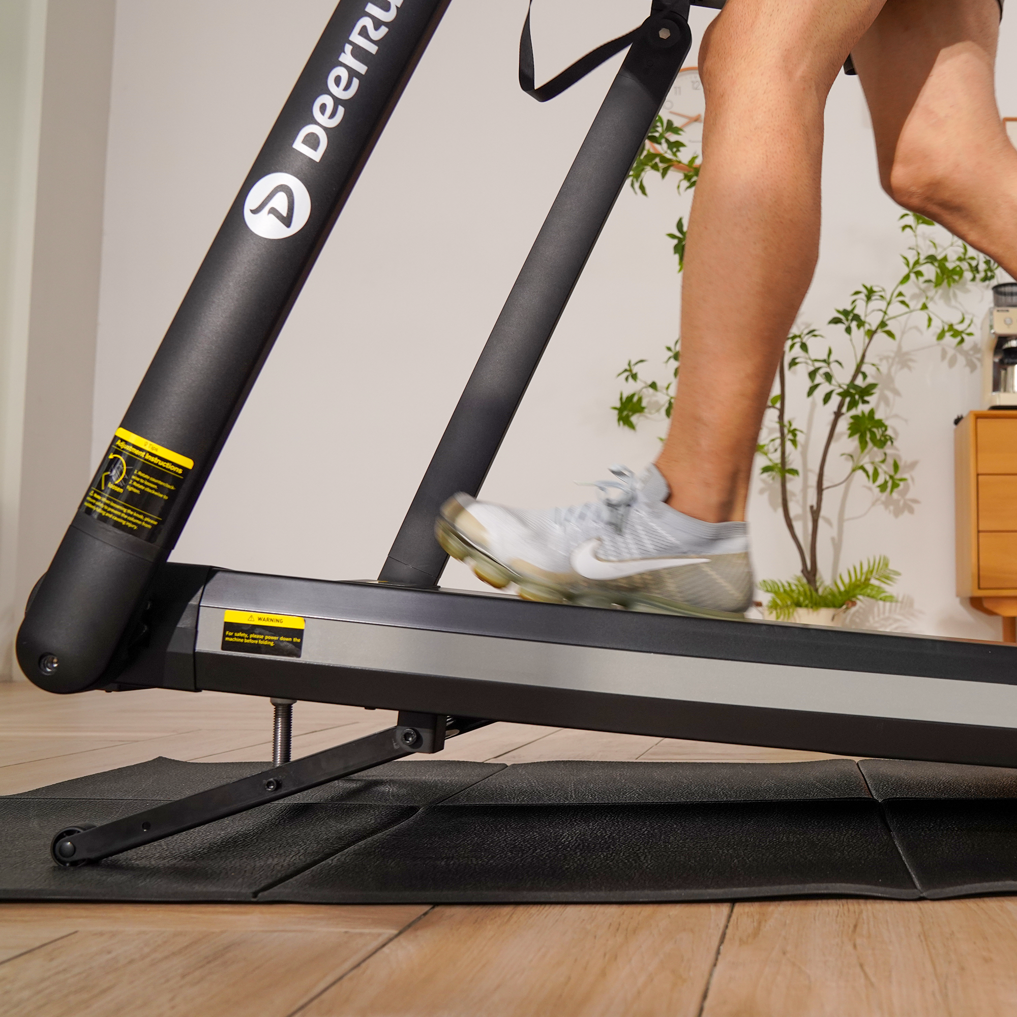 Deerrun X20 Treadmill With 15% Auto Incline Full Running Deck Treadmill | 400 Lbs, 11.3 Mph