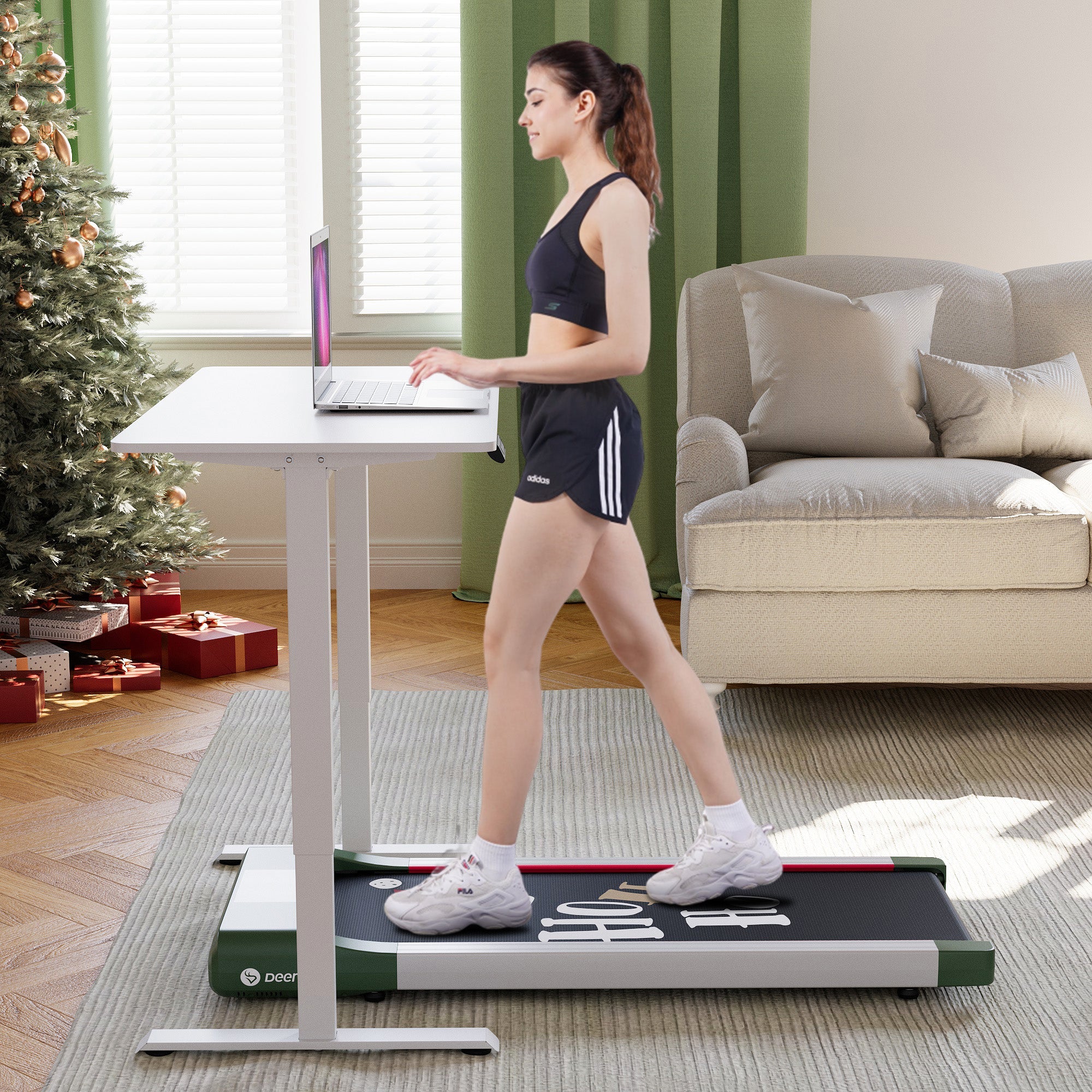 Deerrun®Electric Standing Desk, 39 X 23 Inches Height Adjustable