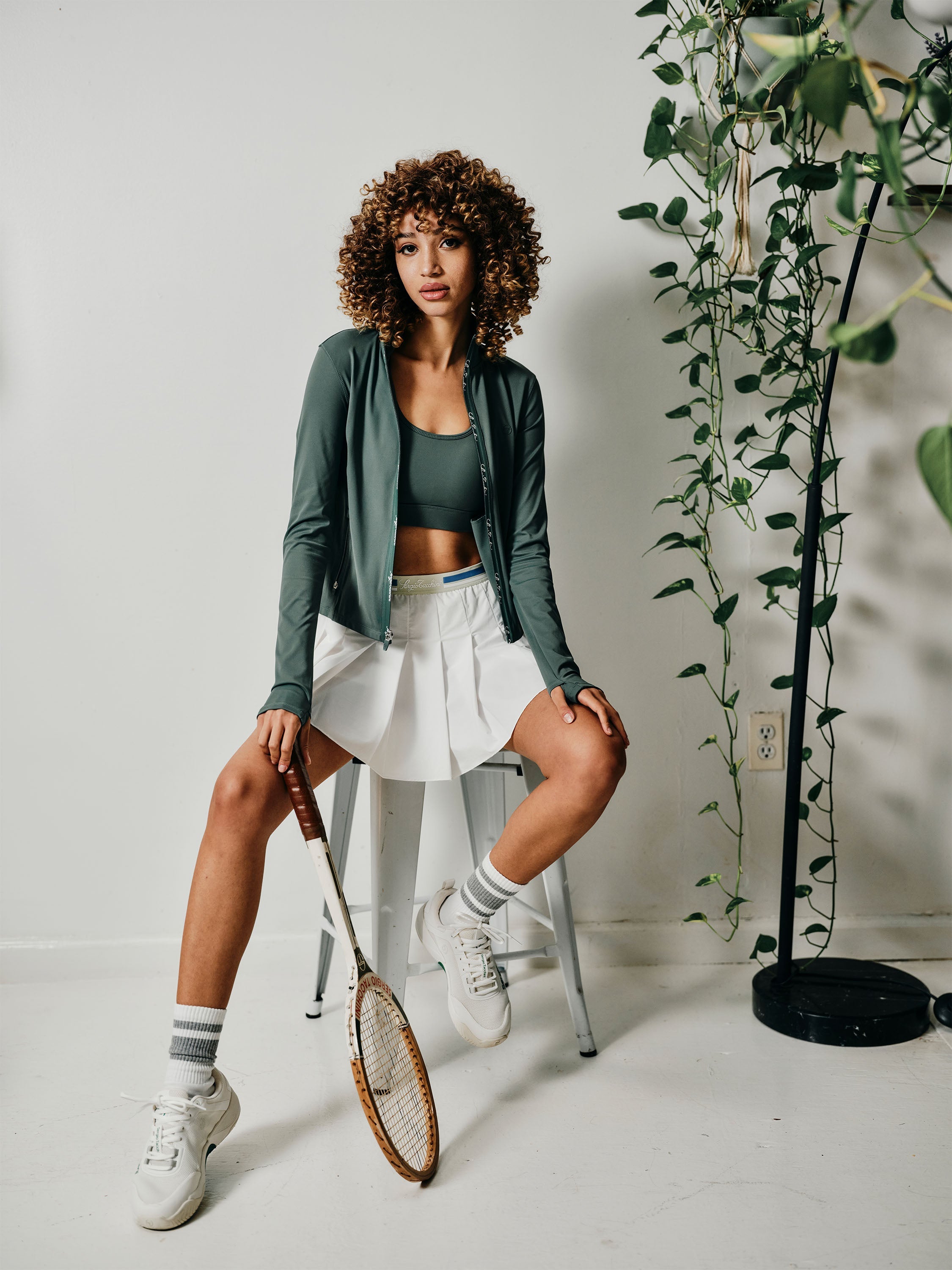 Delfina Contour Jacket- Duck Green