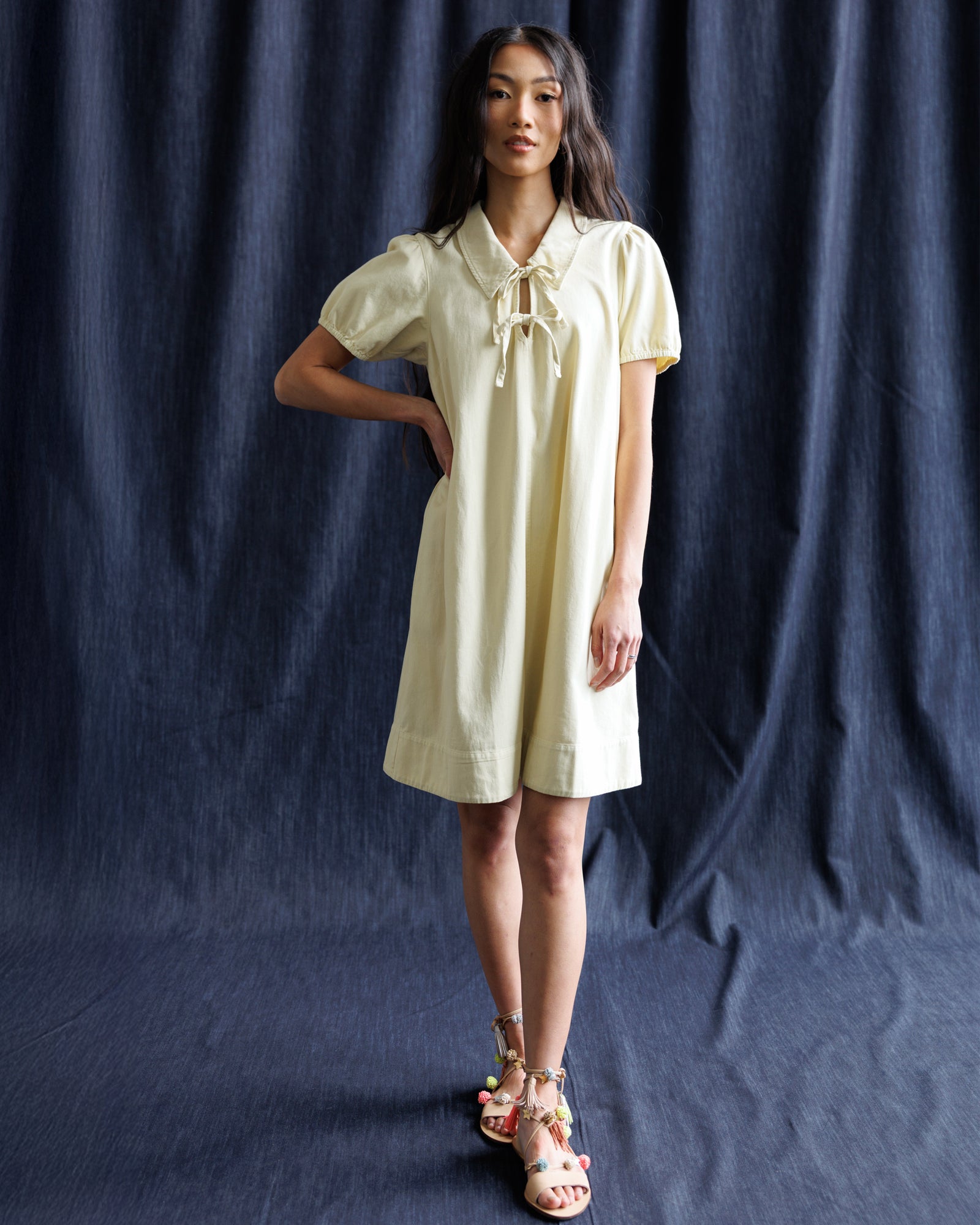 Demure Denim Dress