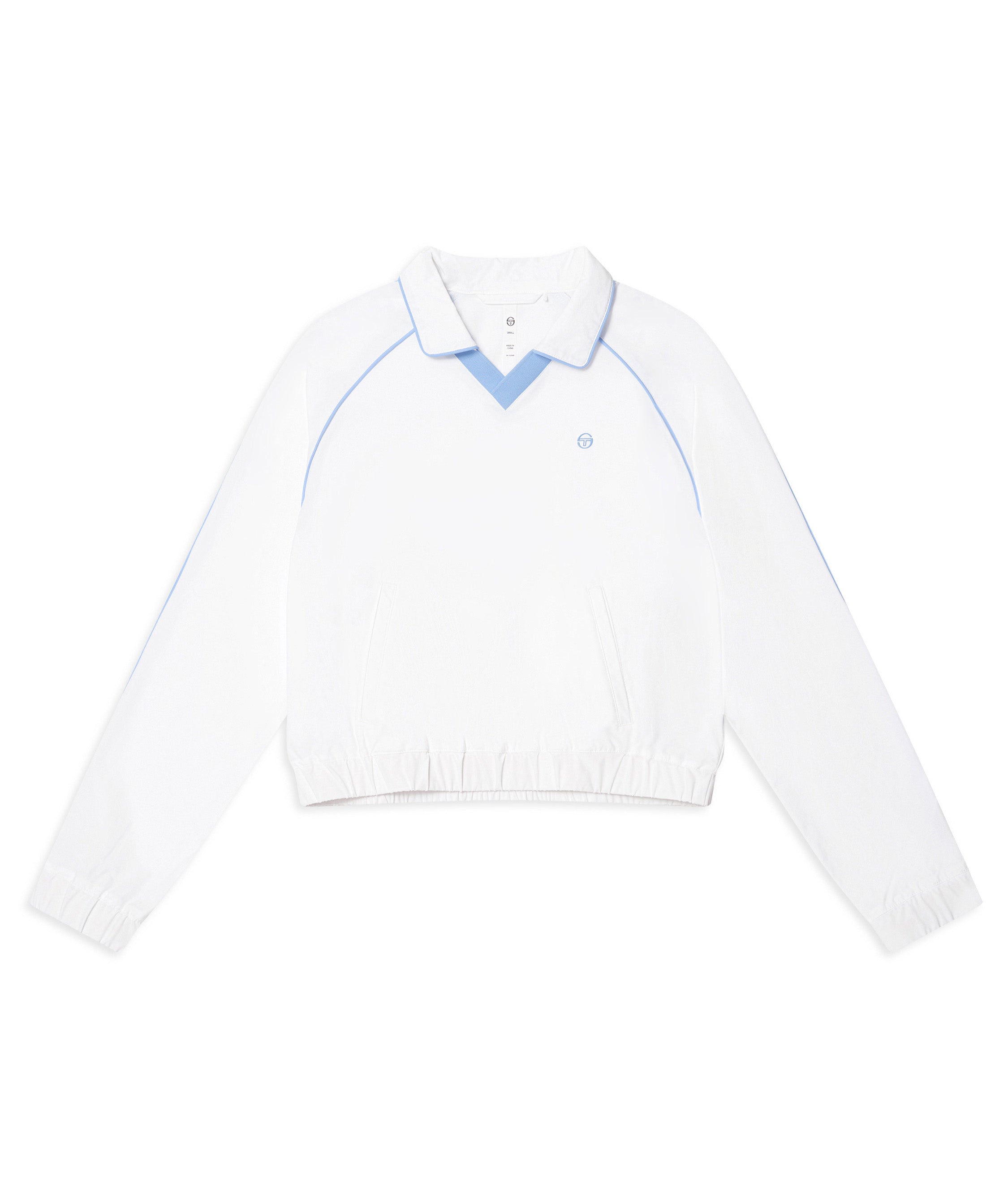 Doni Long Sleeve Polo-Brilliant White
