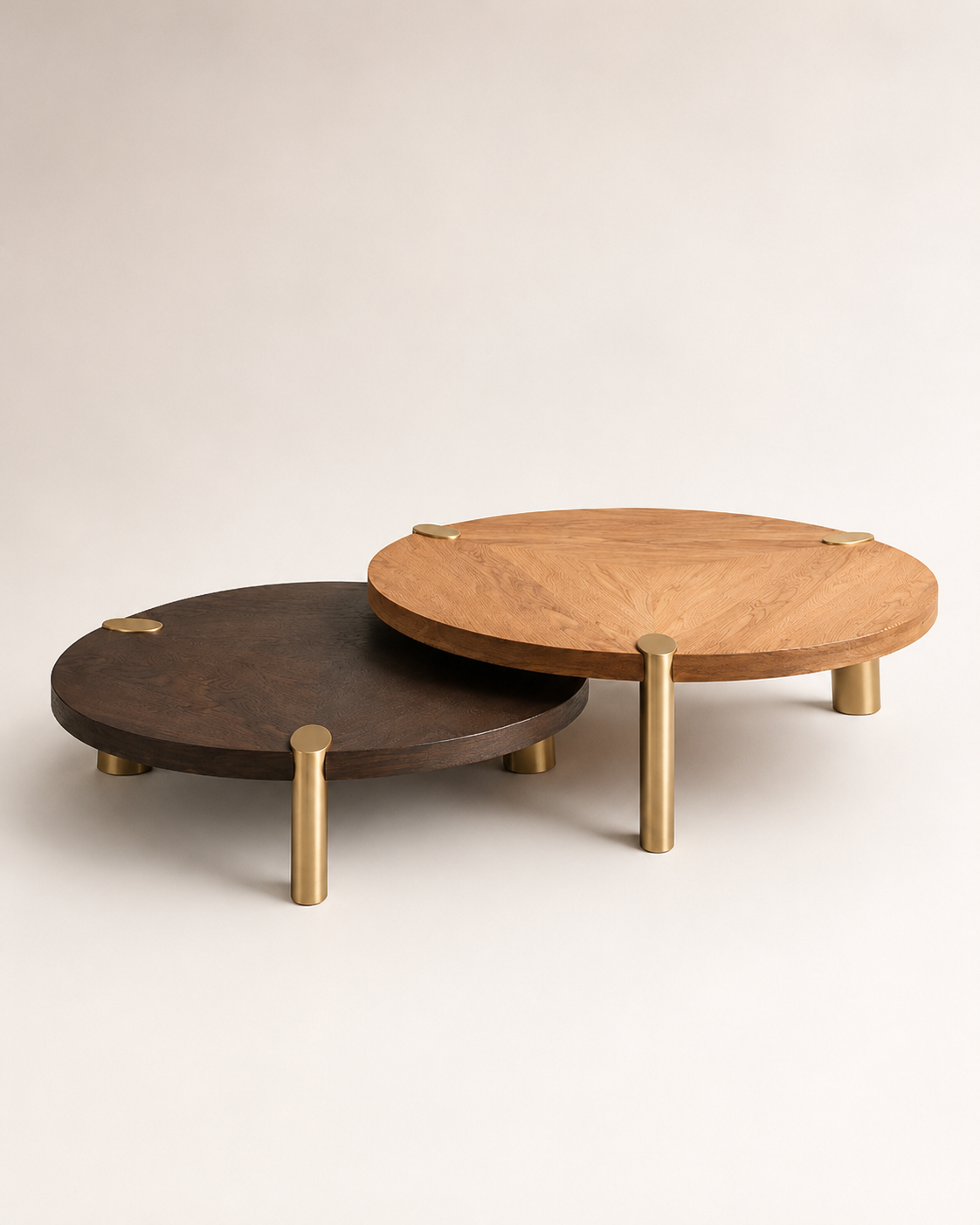 Dual Wood Nesting Coffee Table