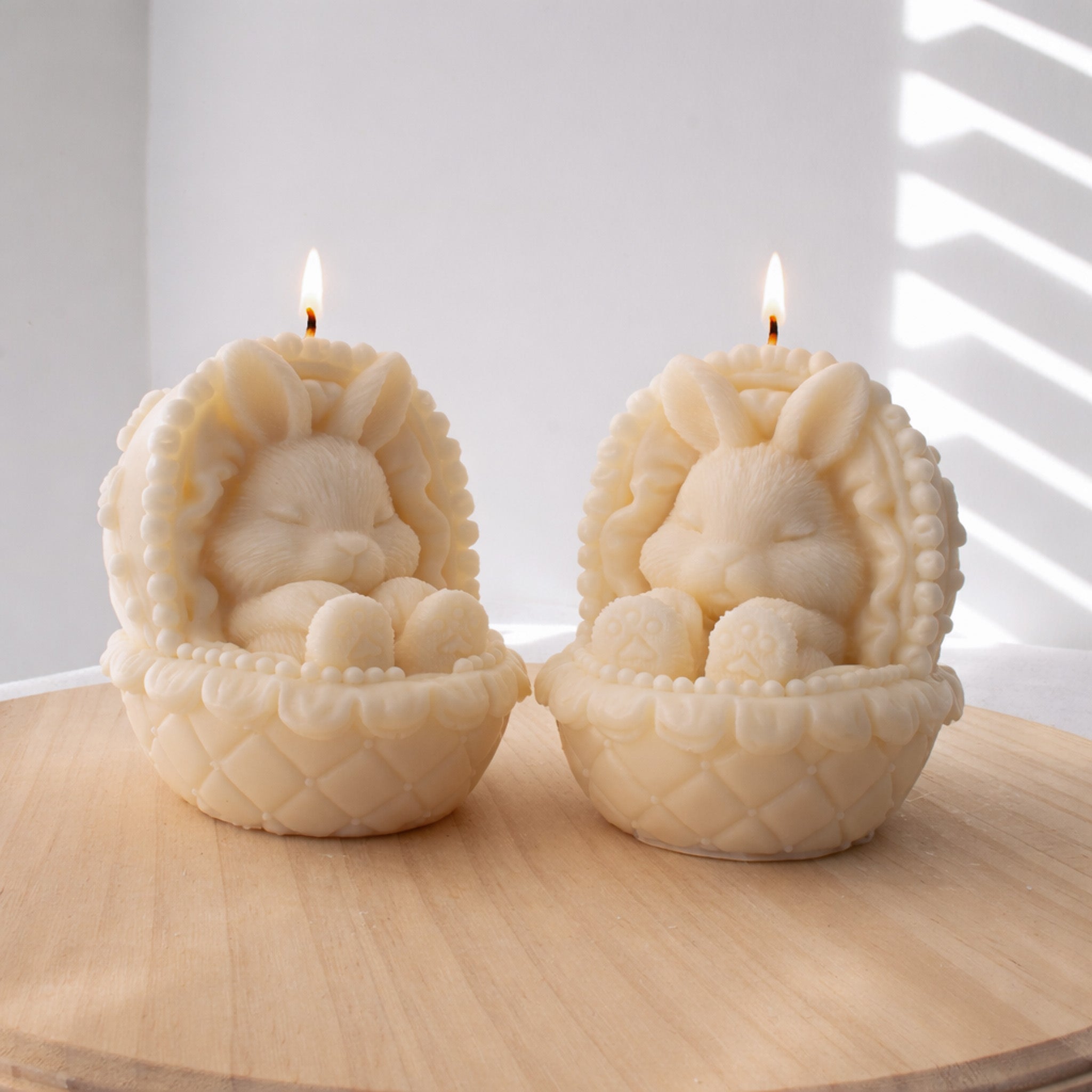 Easter Bunny Candle, Cute Easter Soy Wax Candle