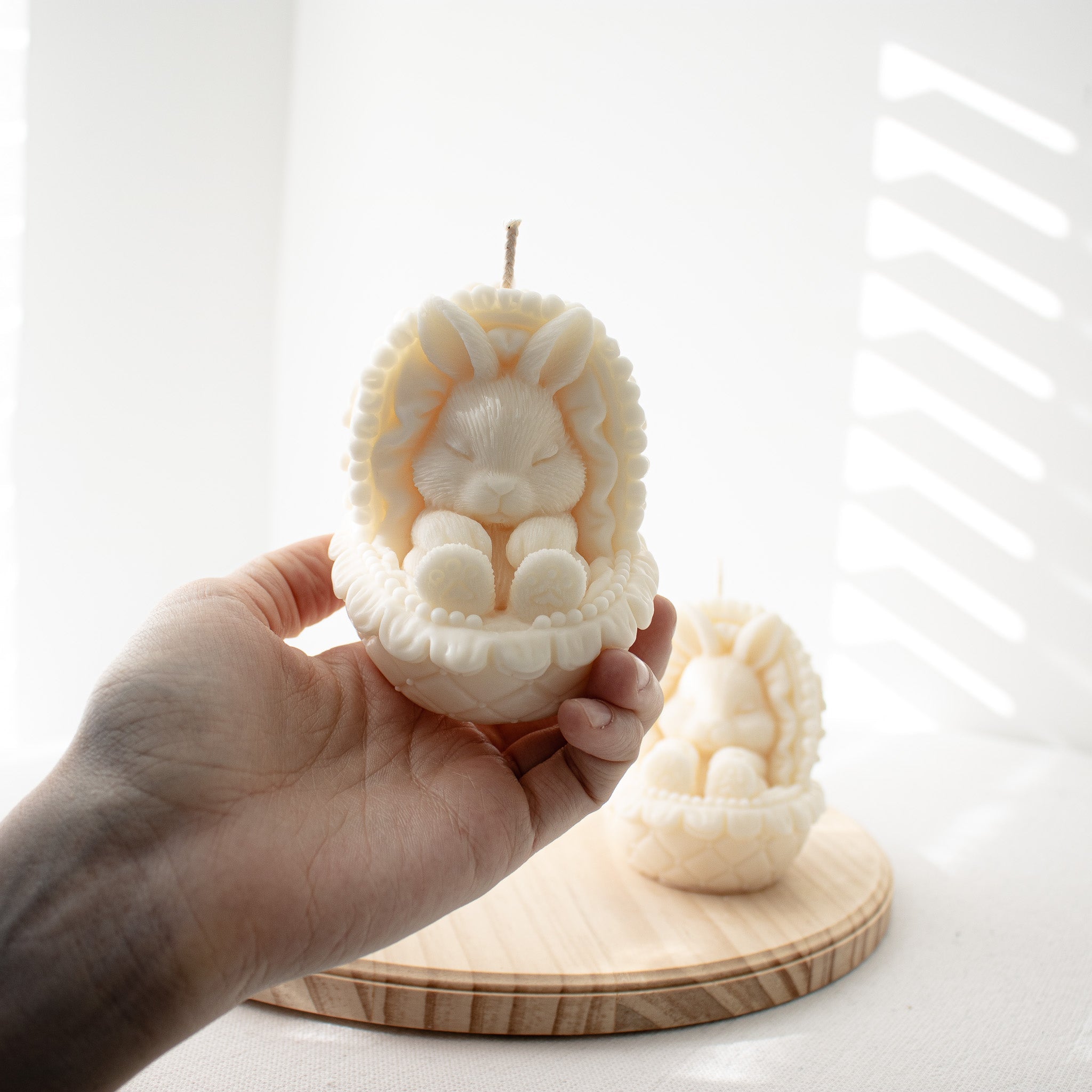 Easter Bunny Candle, Cute Easter Soy Wax Candle