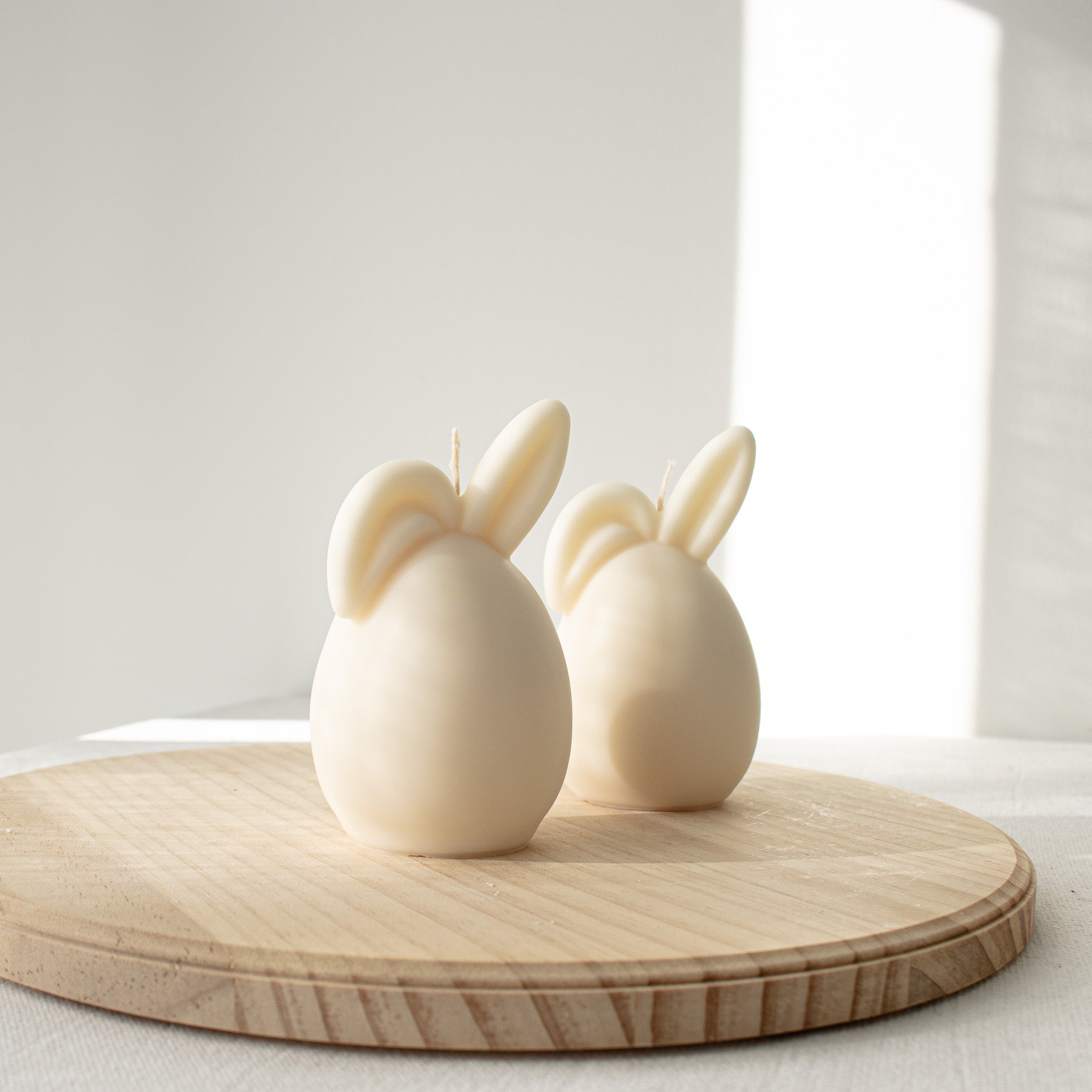 Easter Egg with Bunny Ears Candle